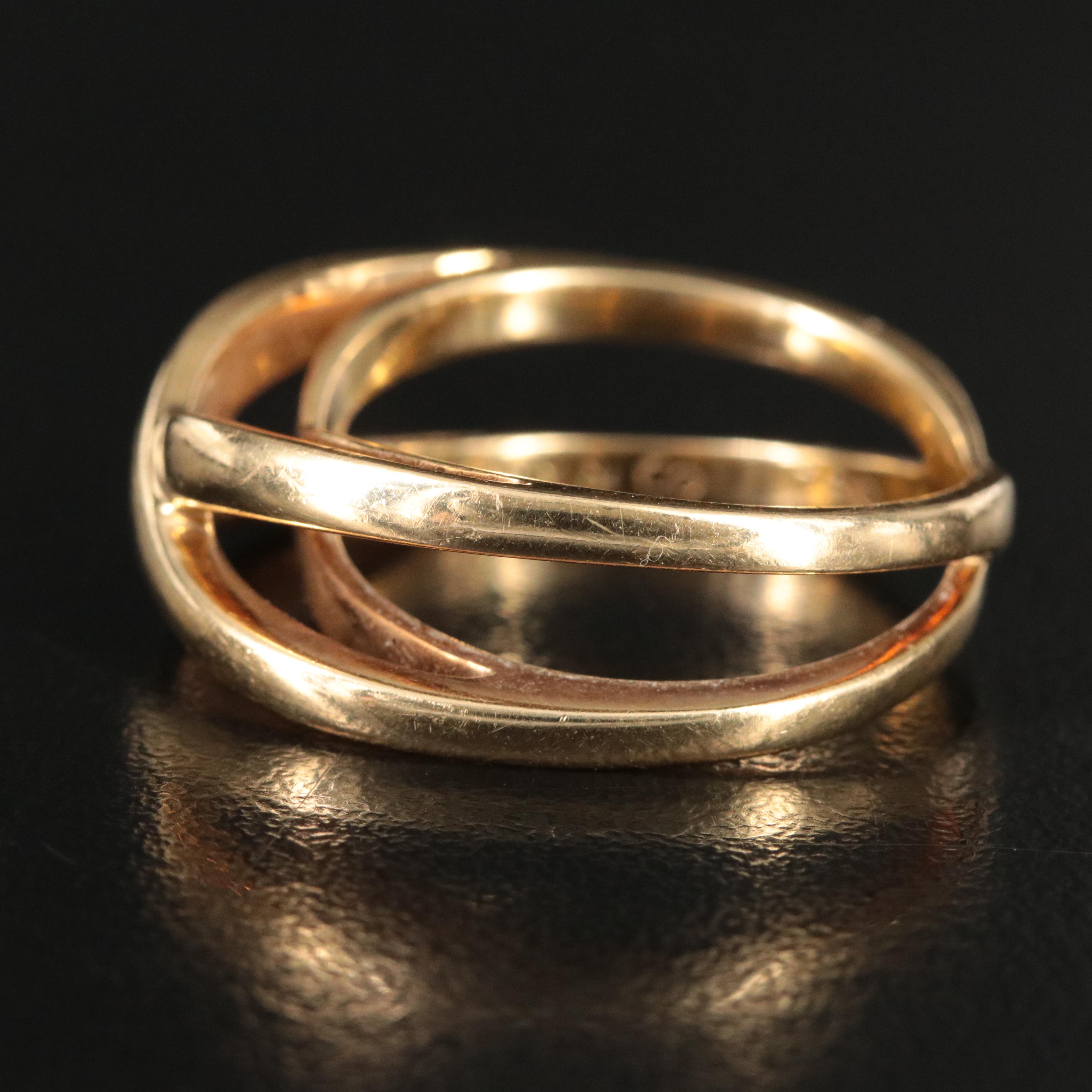 Tiffany & Co. 18K Infinity Double Crossover Ring