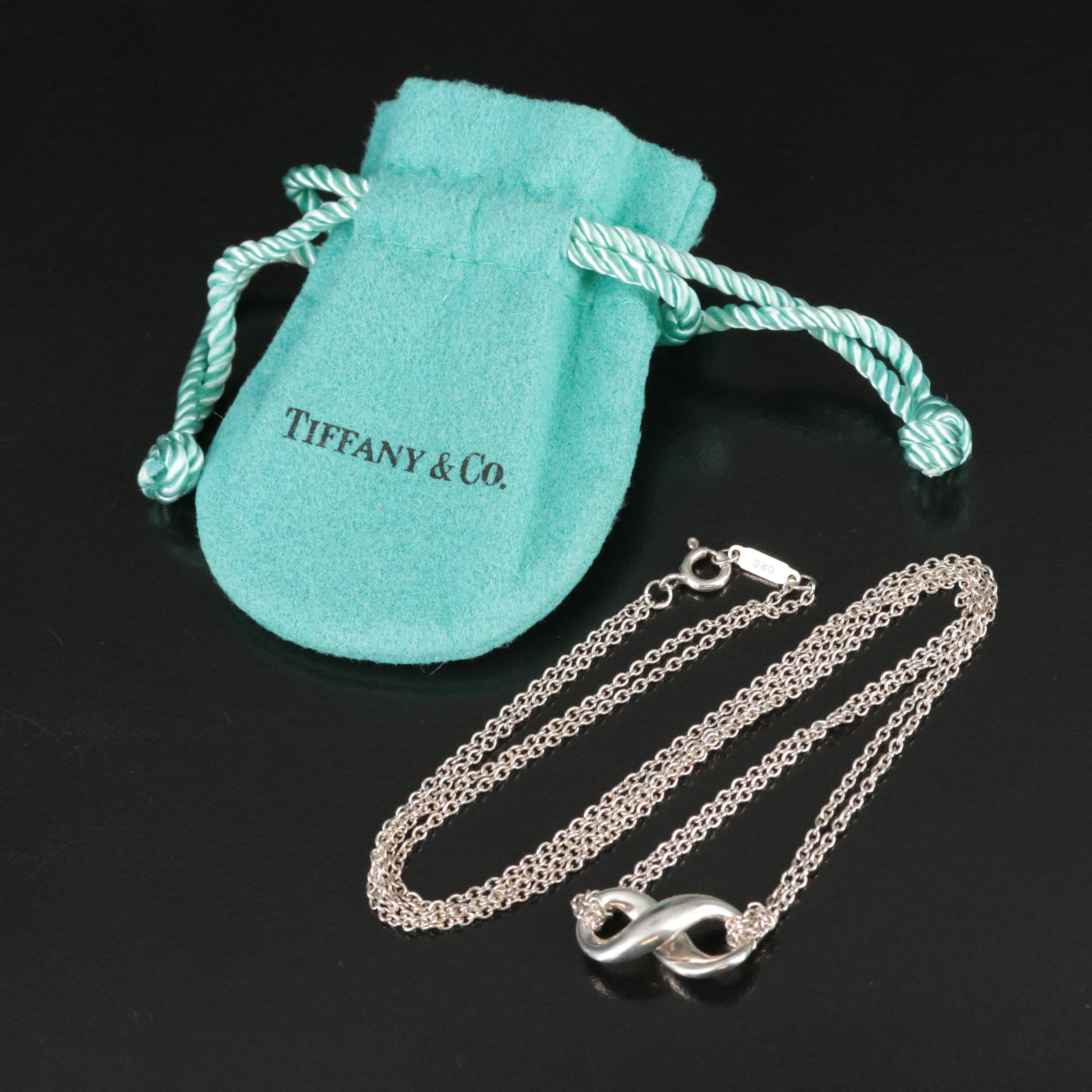 Tiffany & Co. Sterling Infinity Necklace