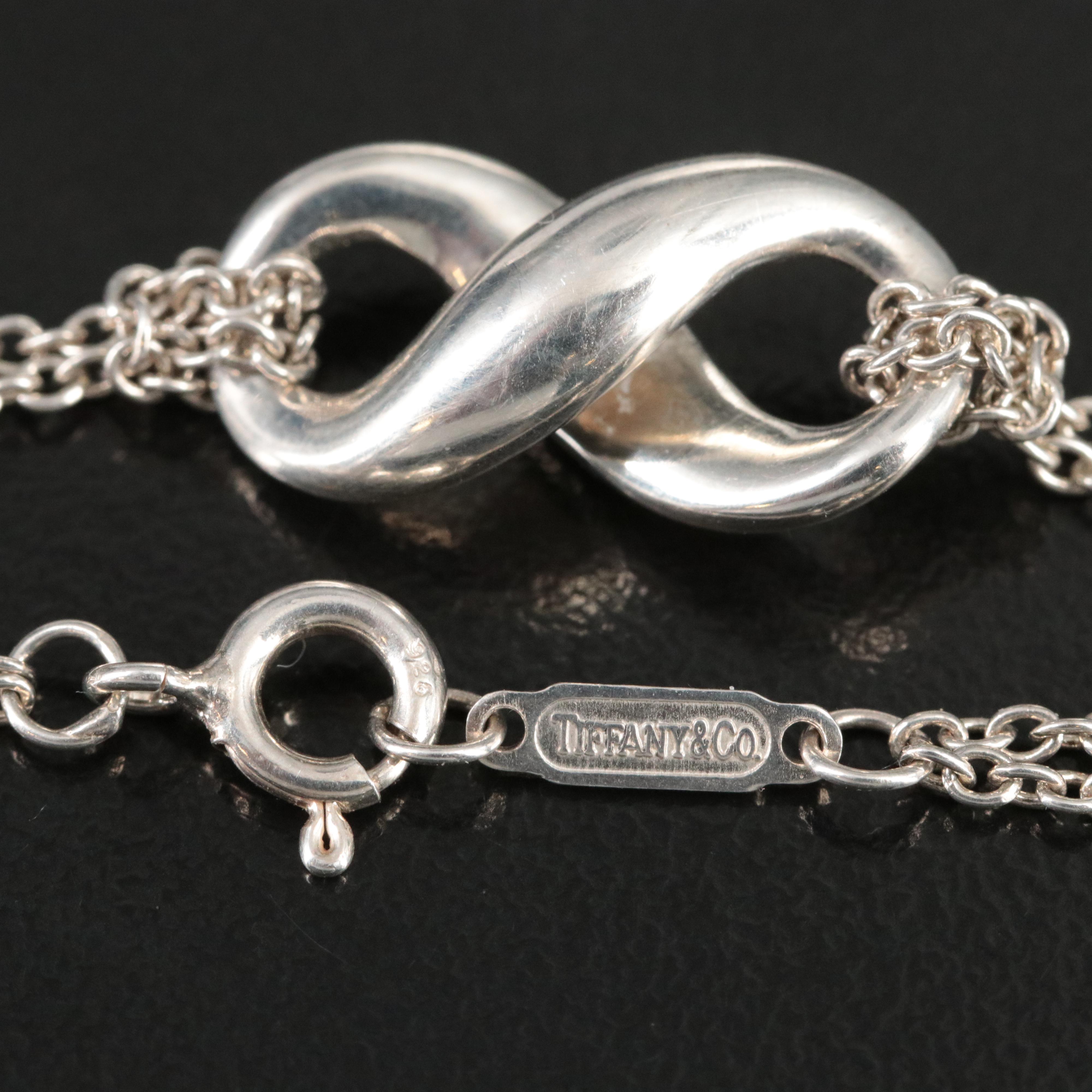 Tiffany & Co. Sterling Infinity Necklace