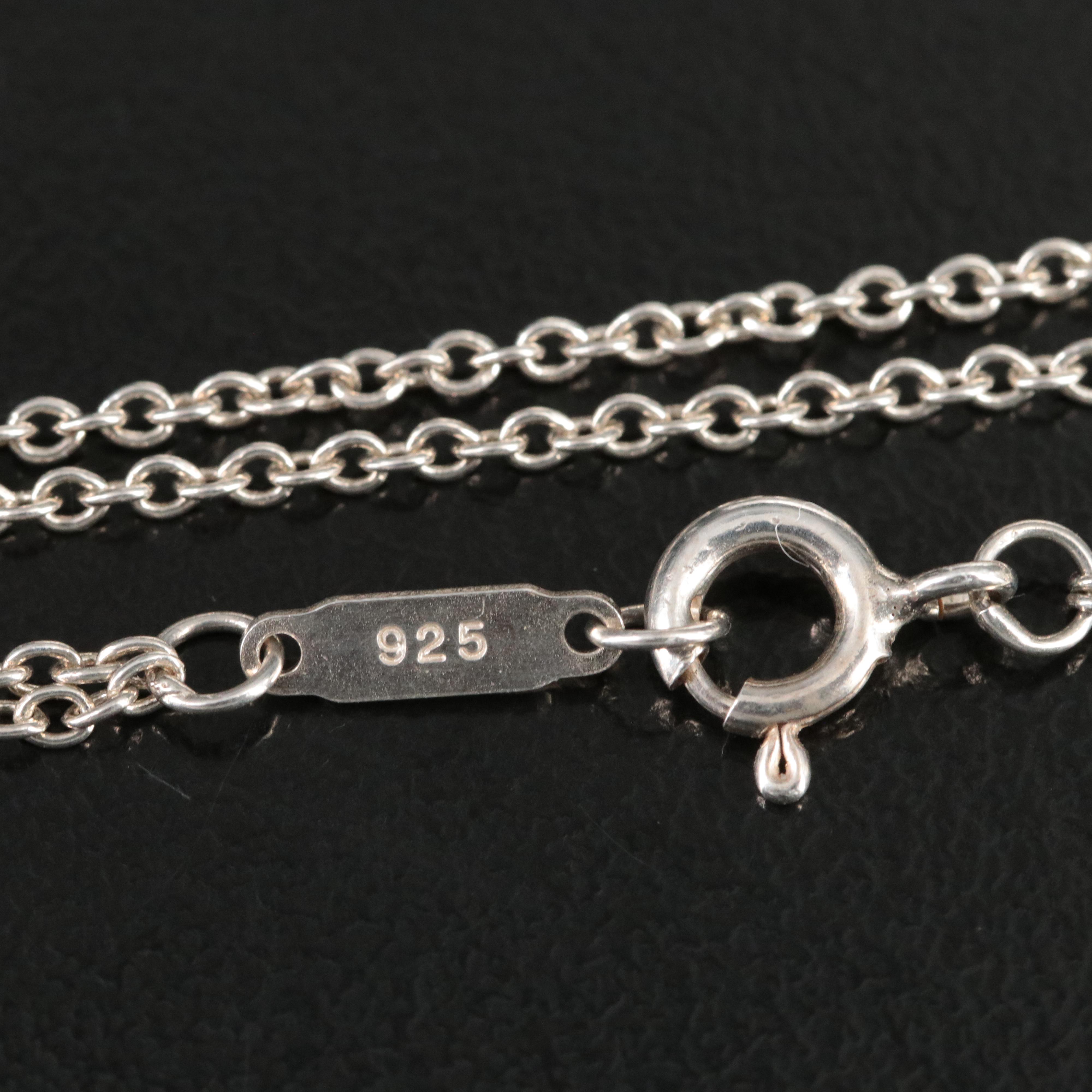 Tiffany & Co. Sterling Infinity Necklace