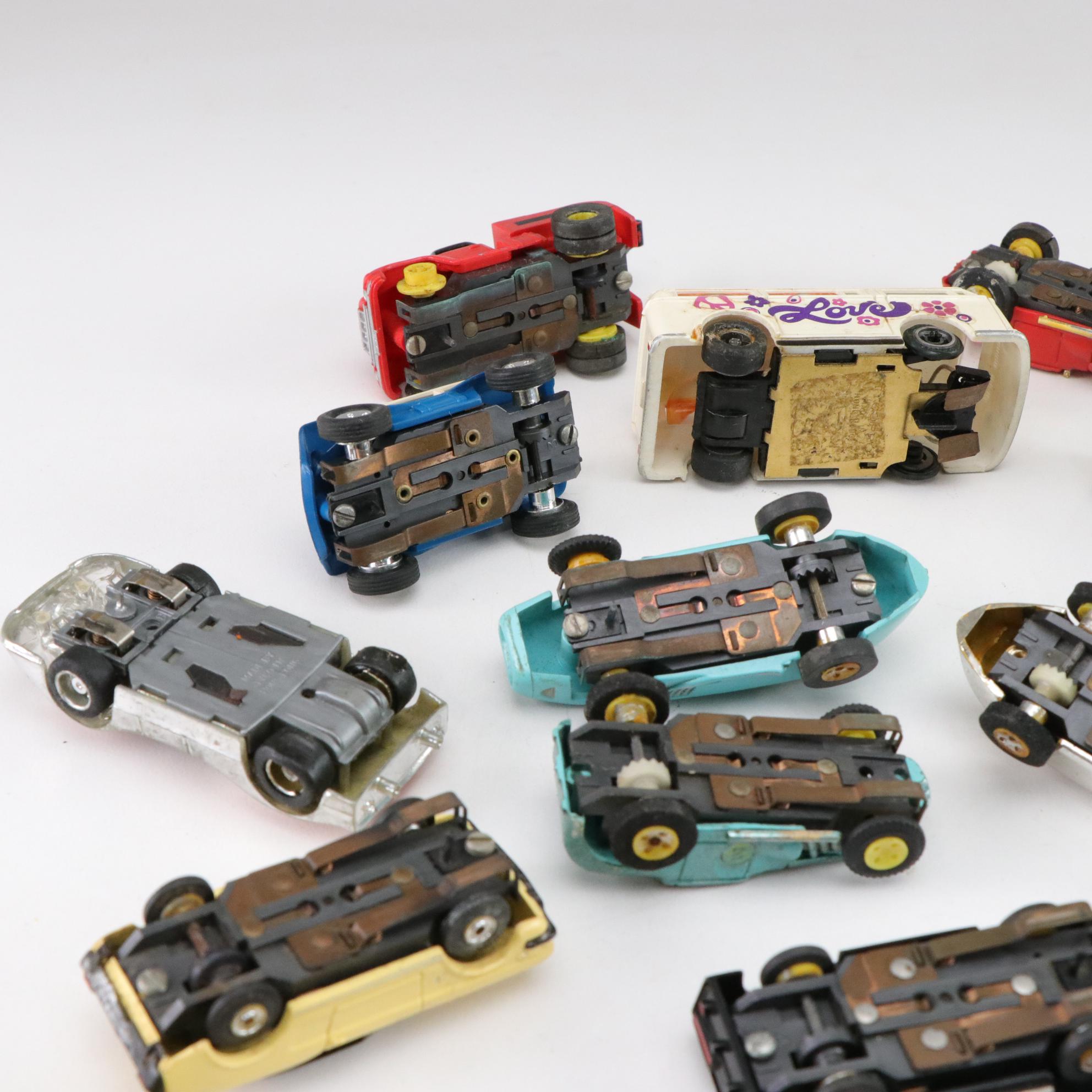 Aurora 60s T-Jet Slot Cars, Mako Shark, Dune Buggy, Magusta, Hot Road & More