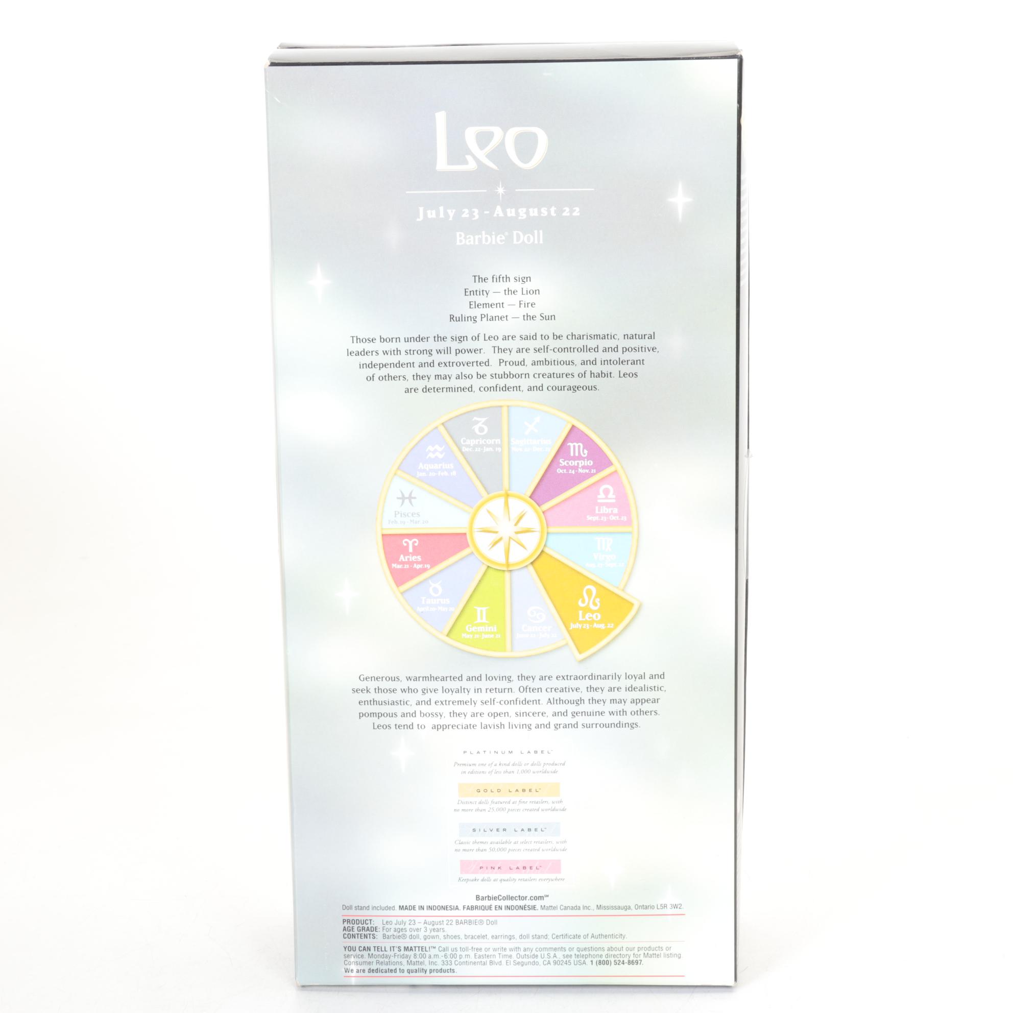 Barbie Zodiac Collection Featuring Leo, Scorpio & More