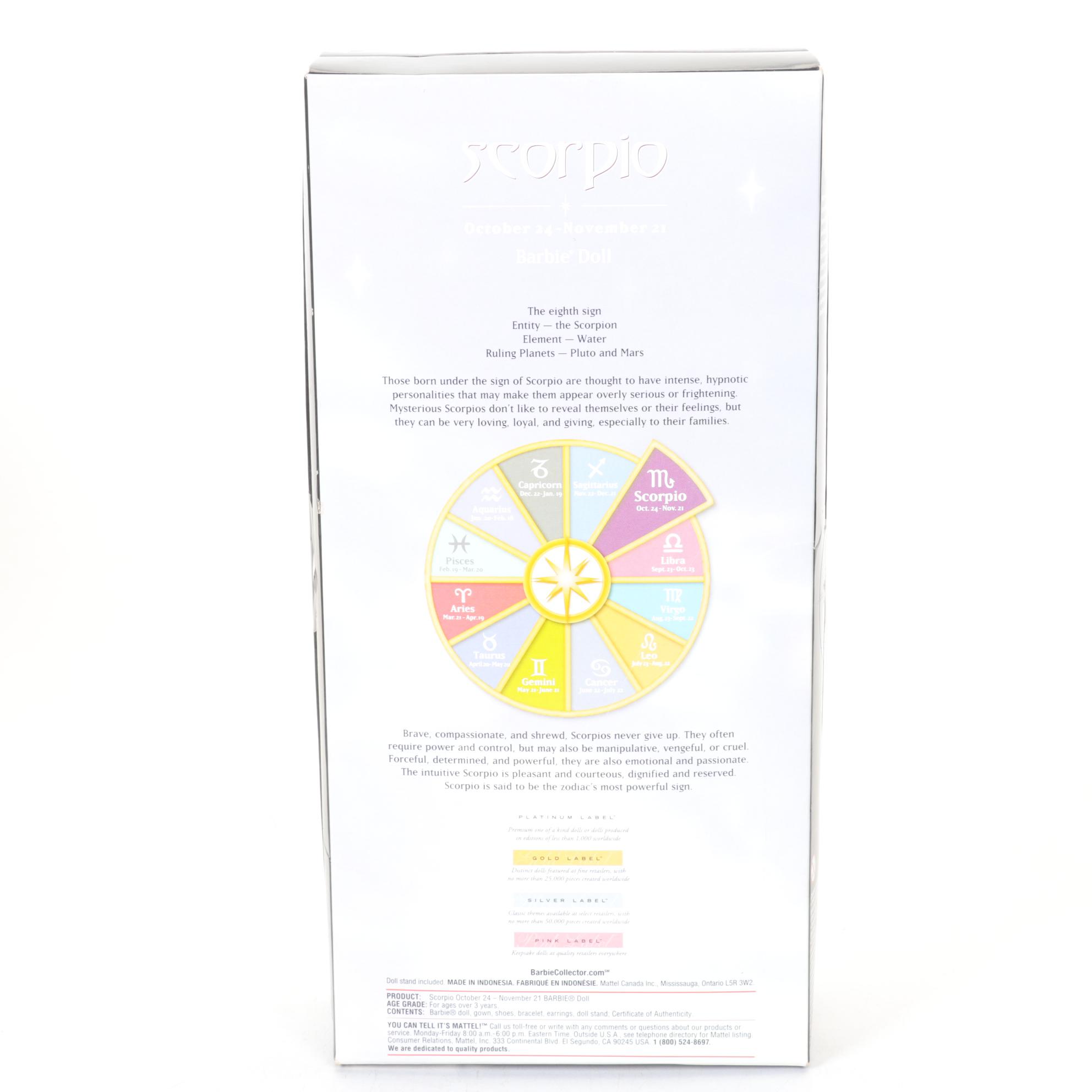 Barbie Zodiac Collection Featuring Leo, Scorpio & More