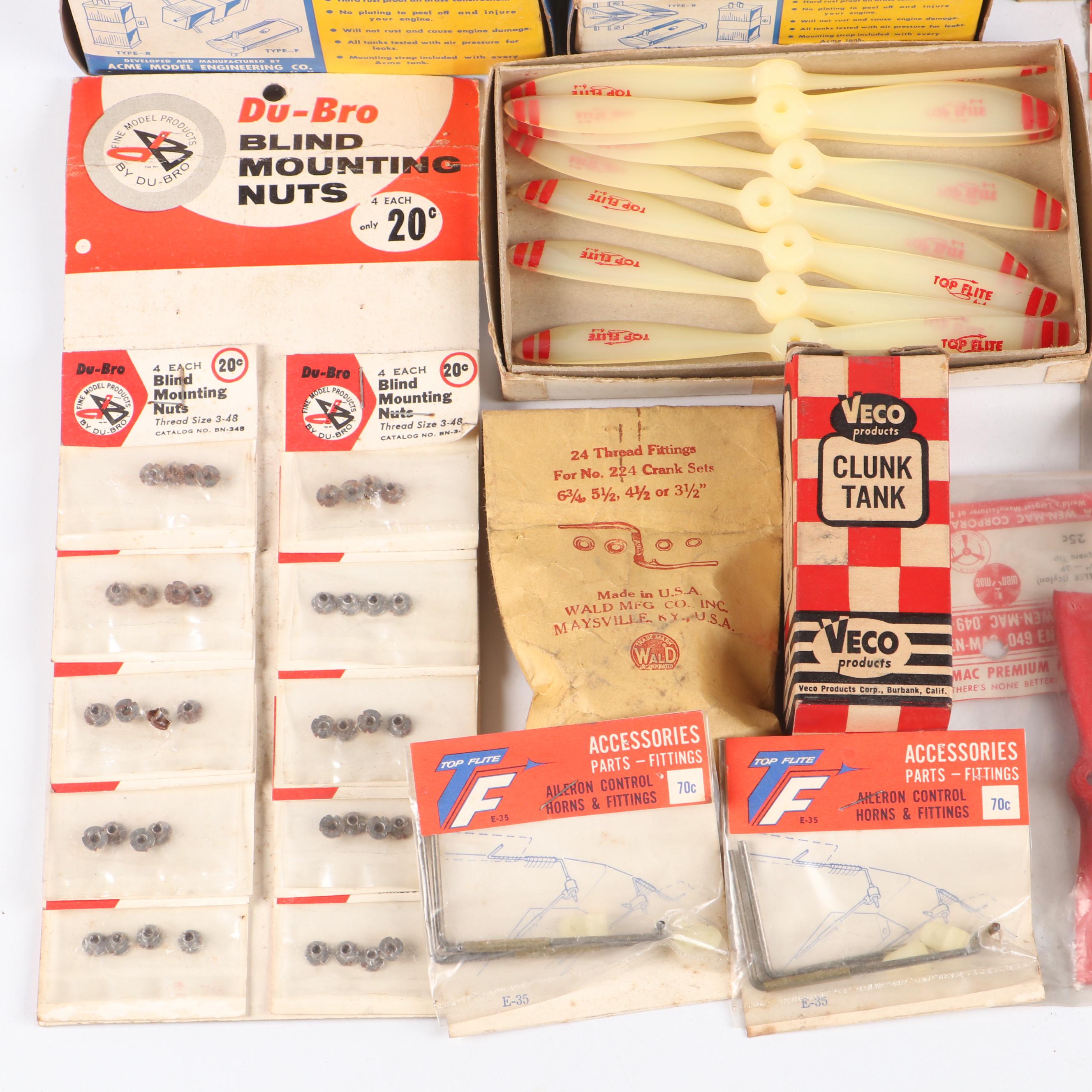 Perfect Product Gas Tanks, Top Flite Propellers and More Model Airplane Parts
