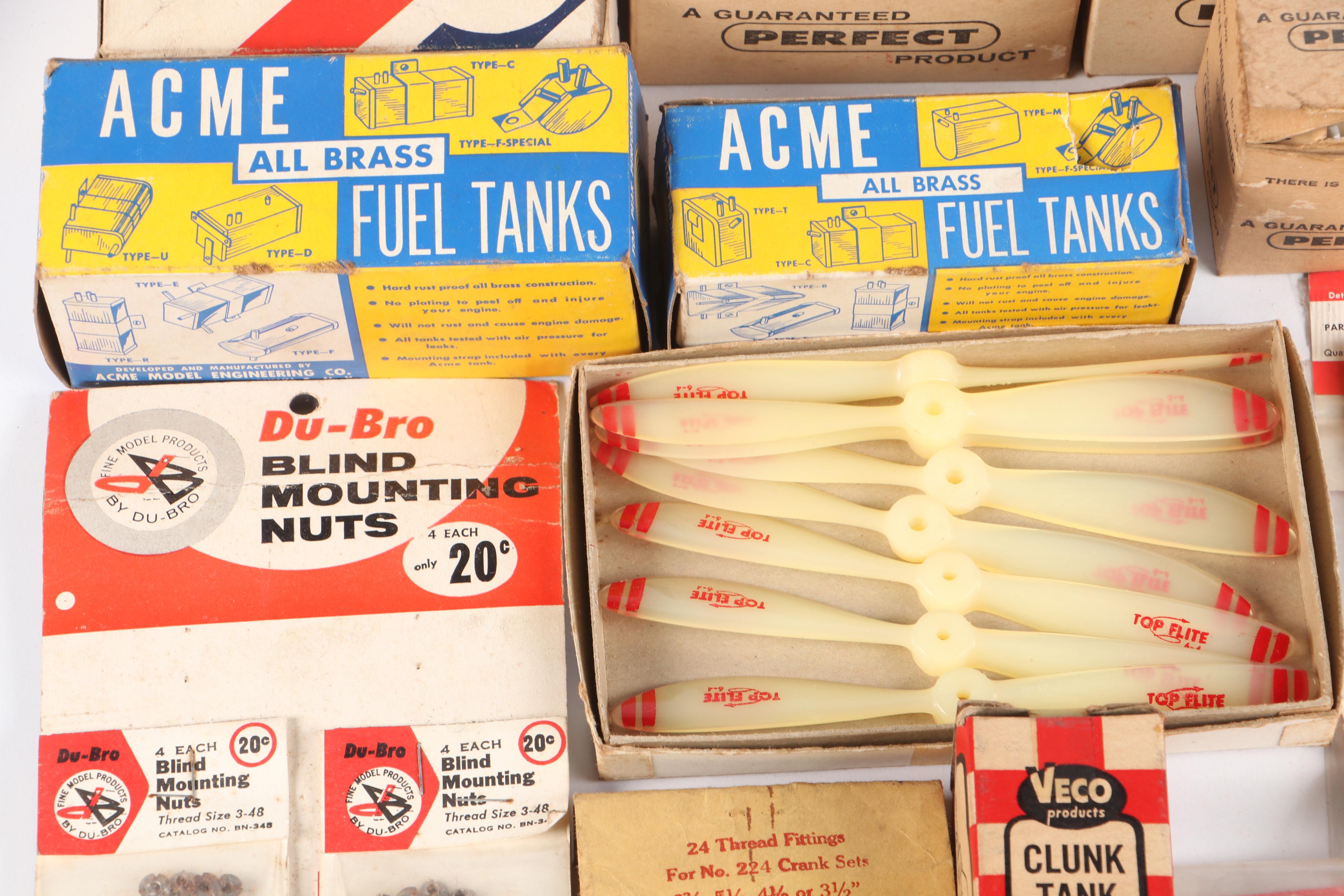 Perfect Product Gas Tanks, Top Flite Propellers and More Model Airplane Parts
