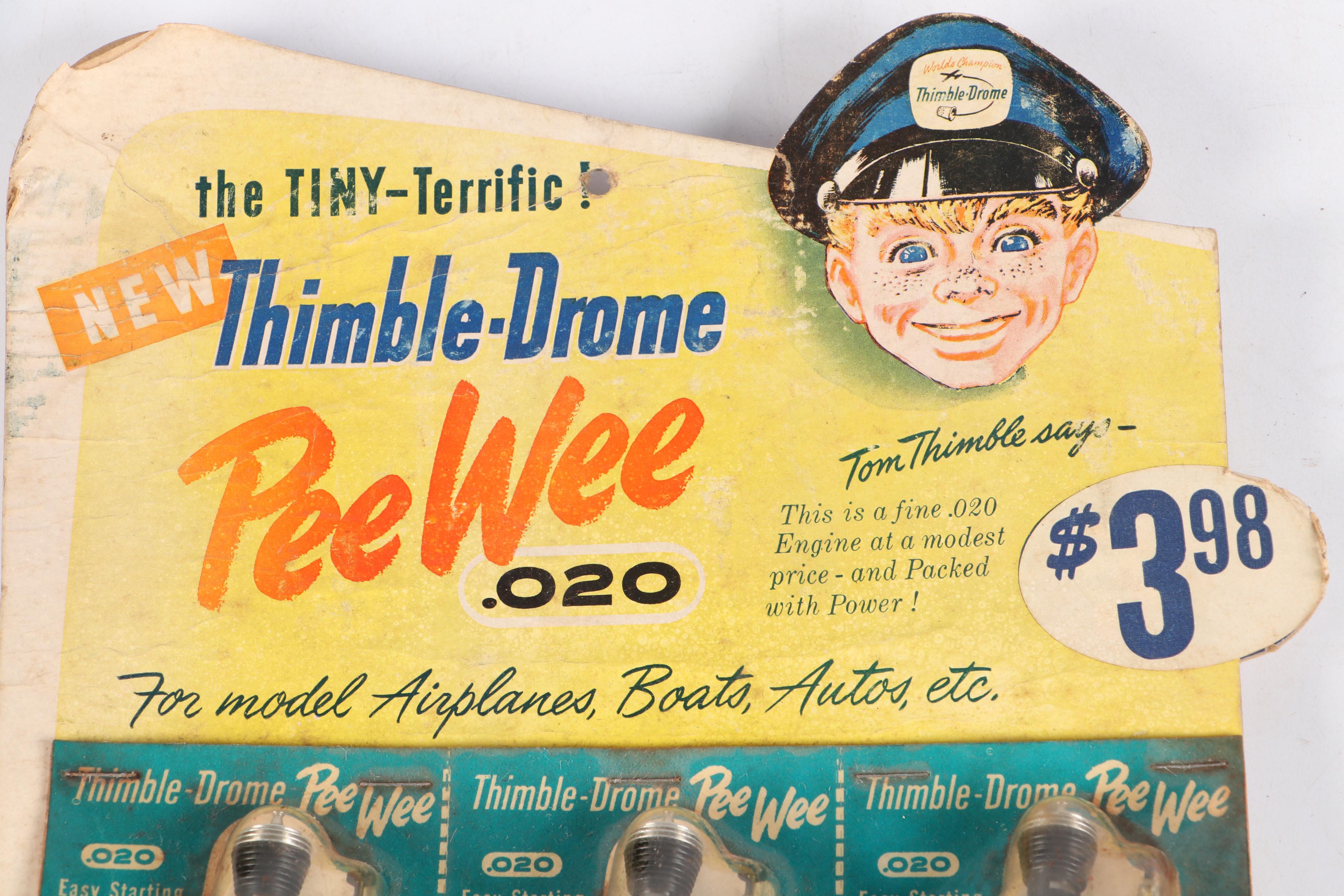 Thimble-Drome PeeWee .020 Easy Starting Model Engines