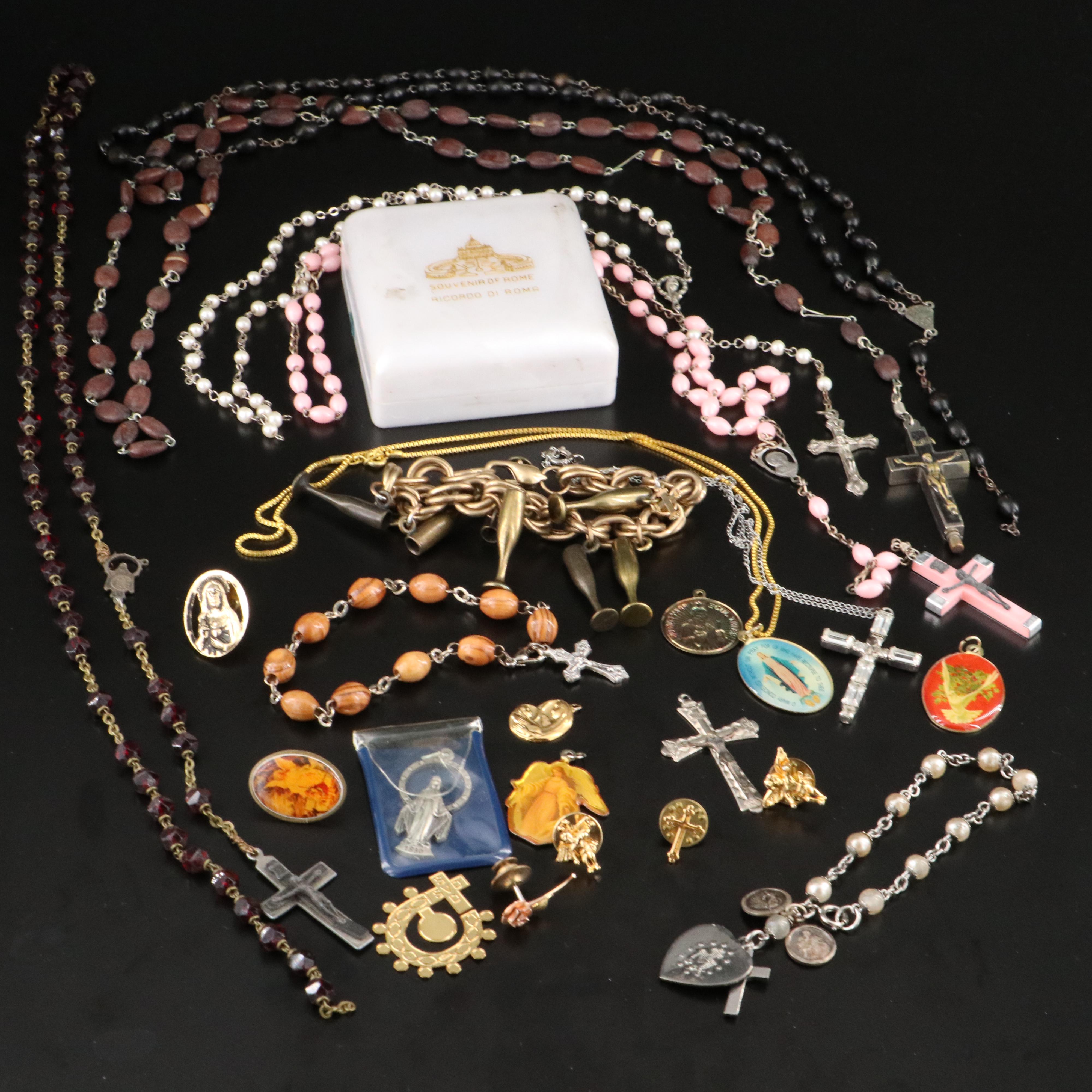 Jewelry Collection Including Rosaries, Nicole Miller