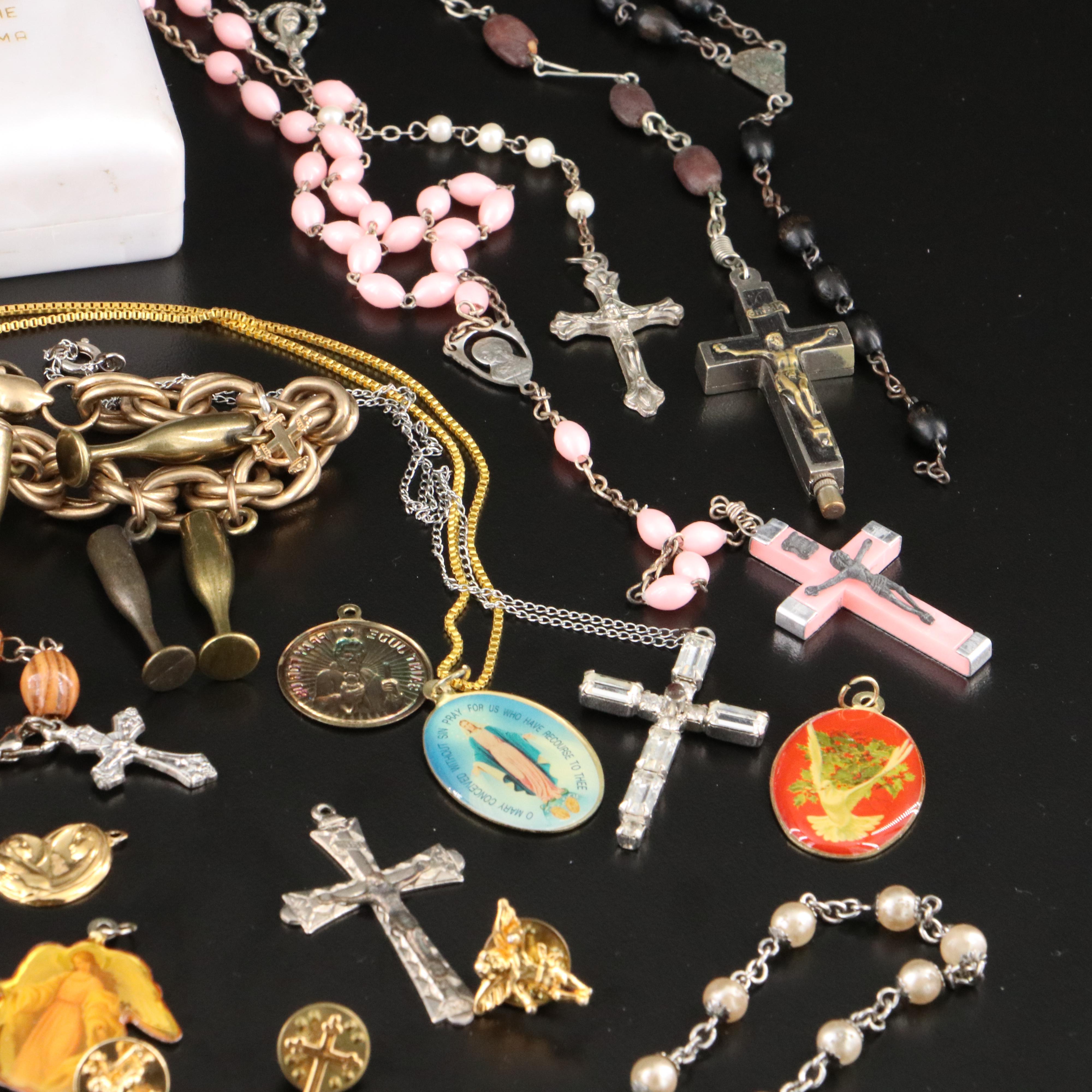 Jewelry Collection Including Rosaries, Nicole Miller
