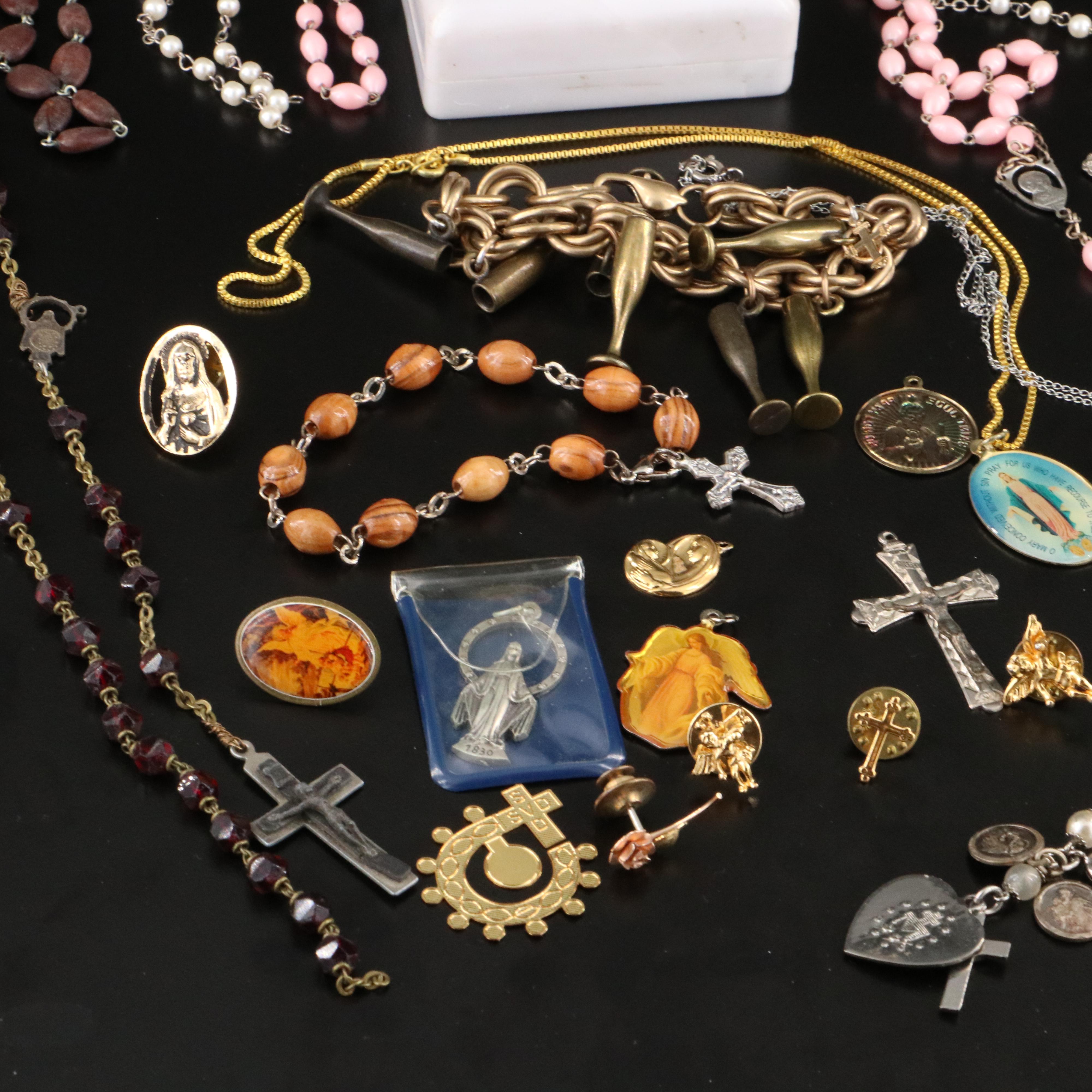 Jewelry Collection Including Rosaries, Nicole Miller