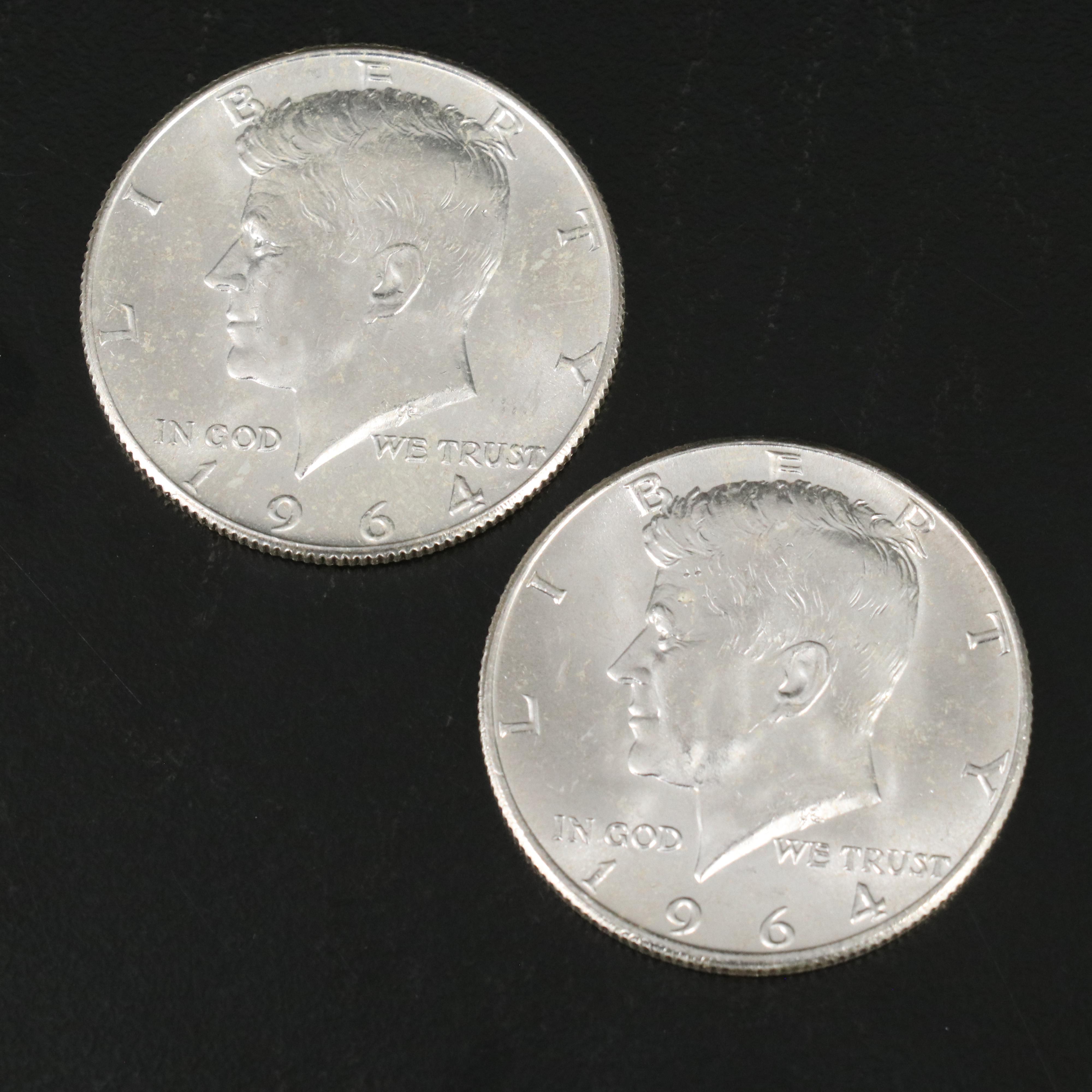 Roll of Twenty 1964 Kennedy Silver Half Dollars