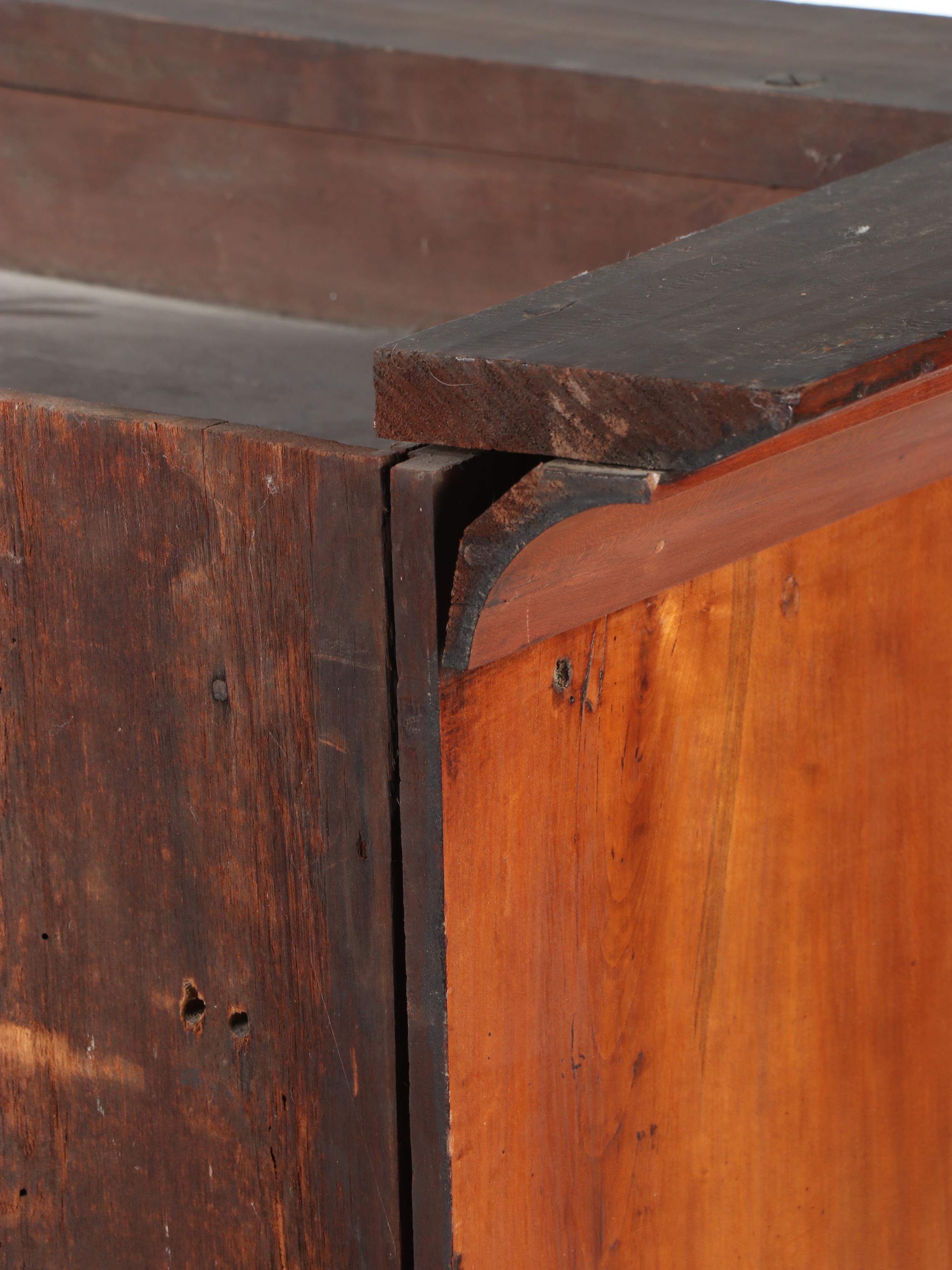 American Cherrywood and Glazed-Door Bookcase, 19th Century