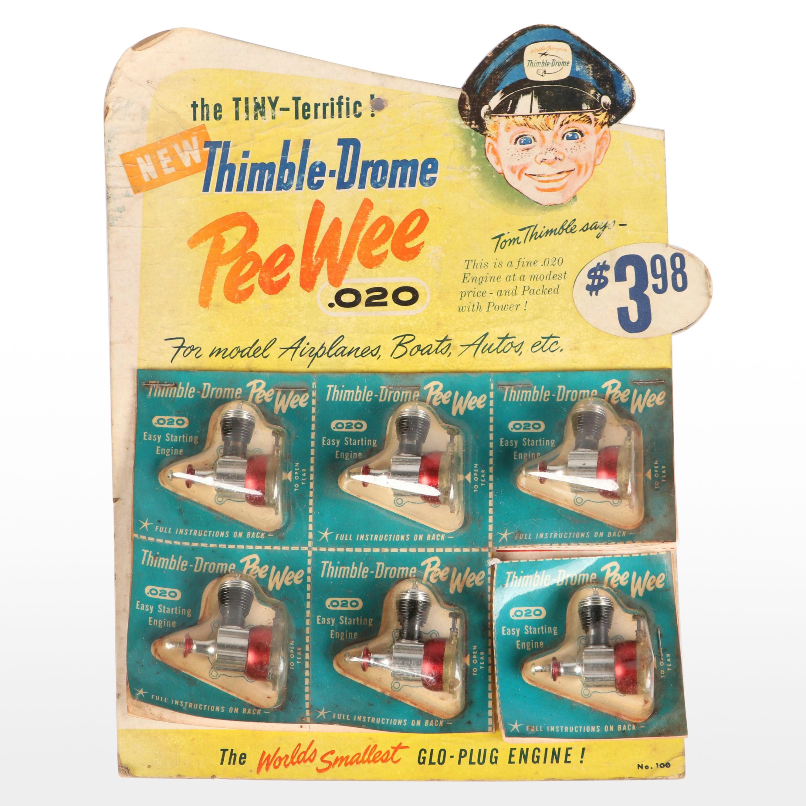 Thimble-Drome PeeWee .020 Easy Starting Model Engines