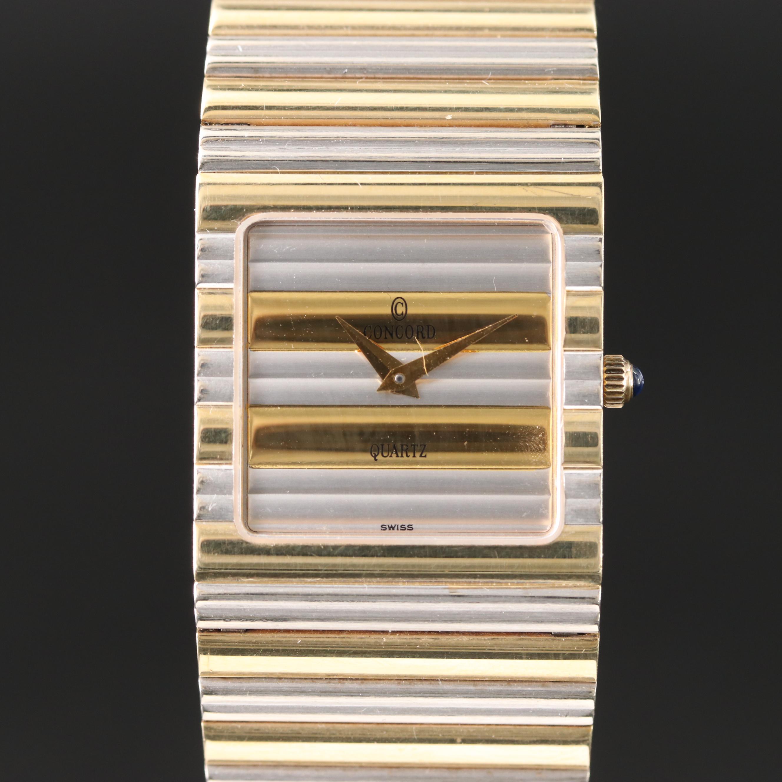 14K Concord Quartz Two-Tone Watch