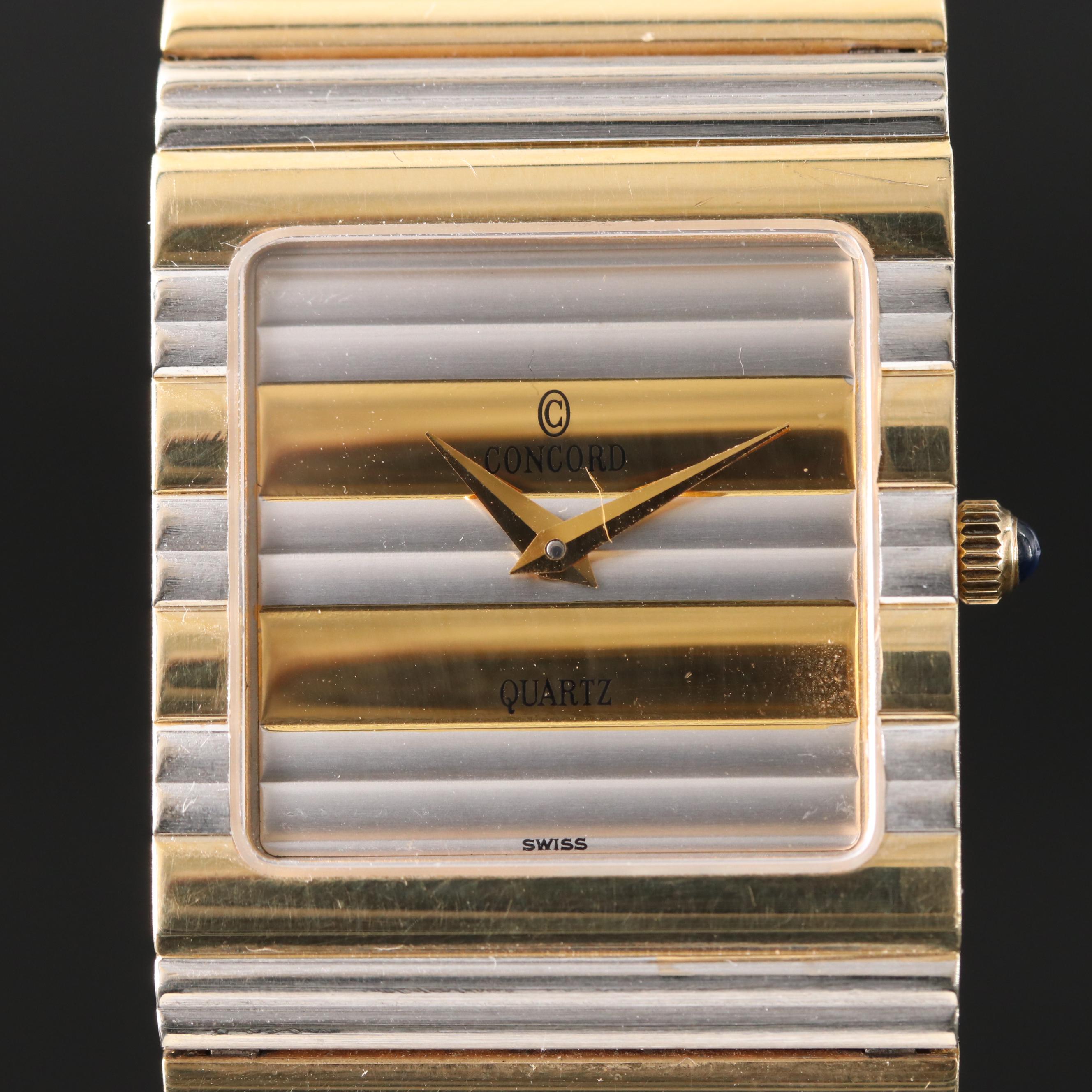 14K Concord Quartz Two-Tone Watch