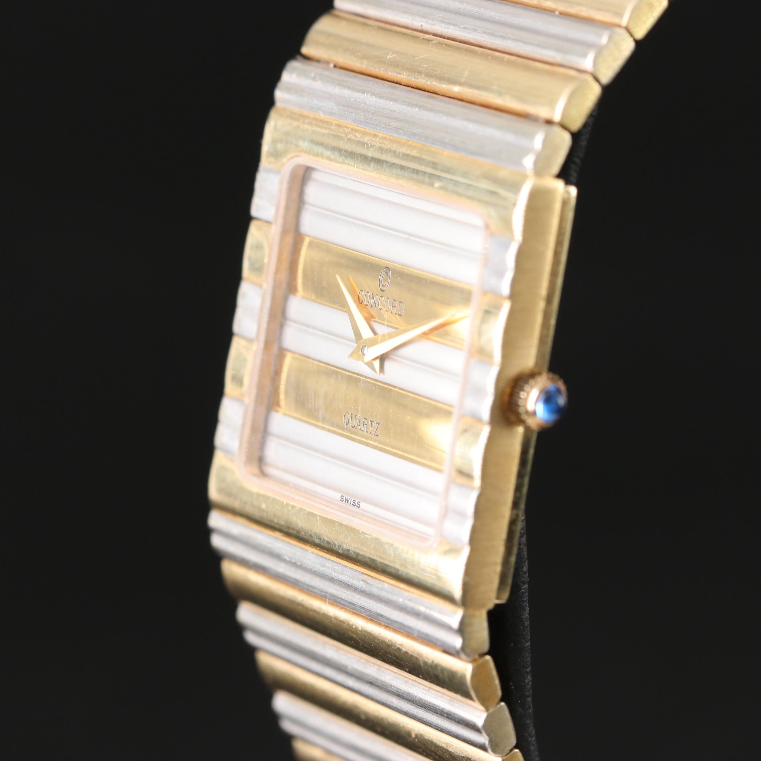 14K Concord Quartz Two-Tone Watch