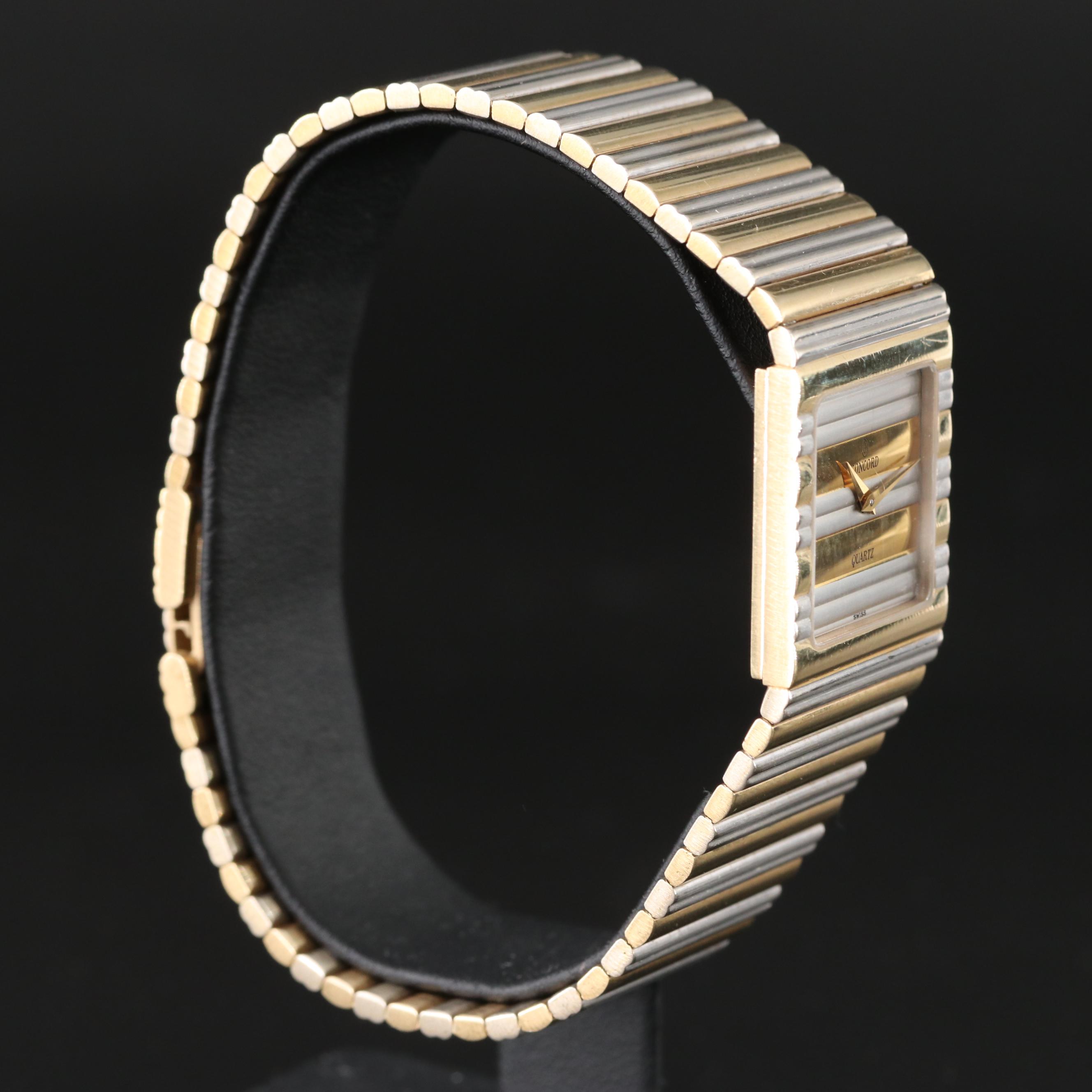 14K Concord Quartz Two-Tone Watch