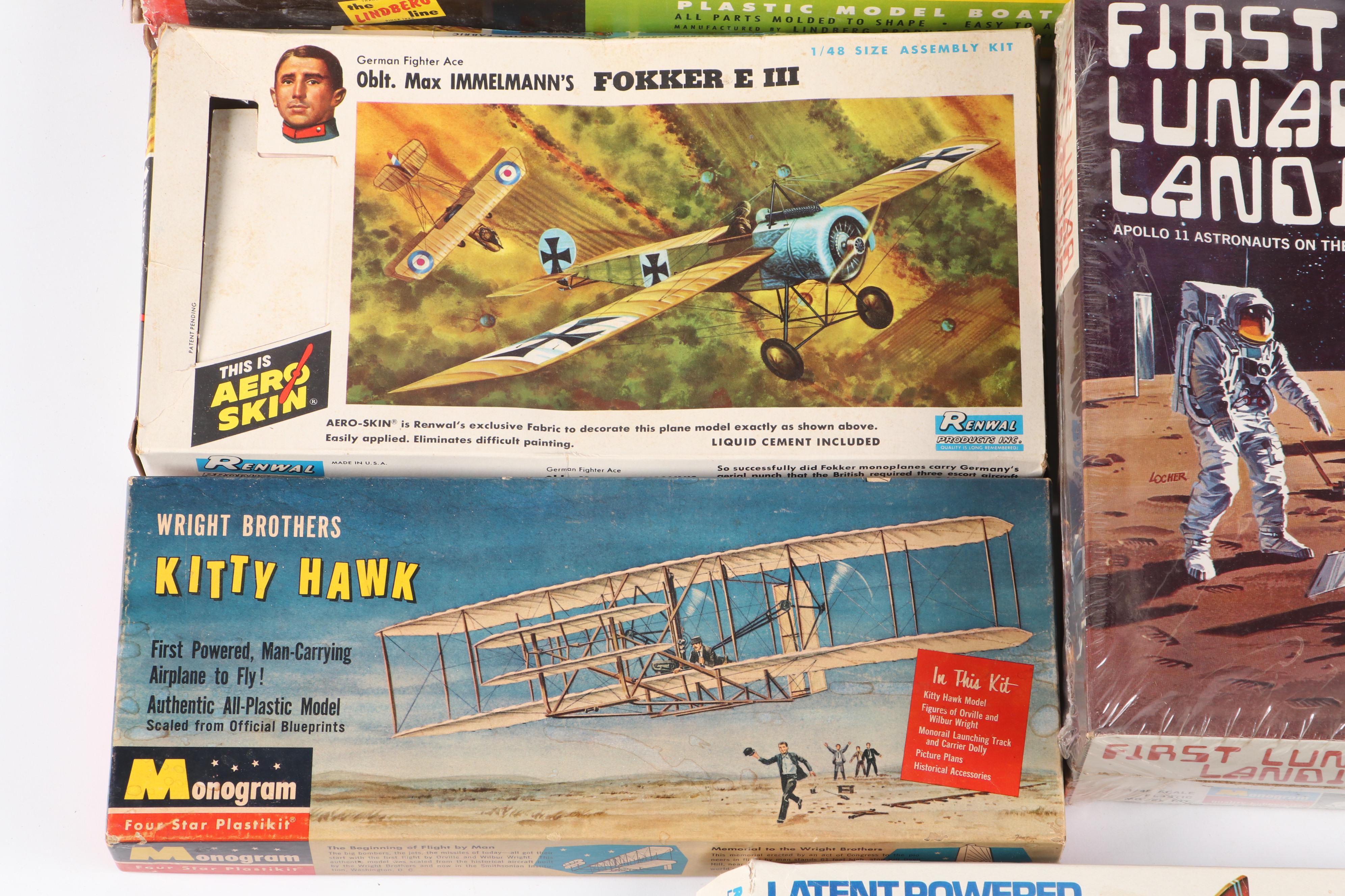 Monogram Apollo 11 Lunar Landing Module, Lindberg SH-3 Sea King and More Kits