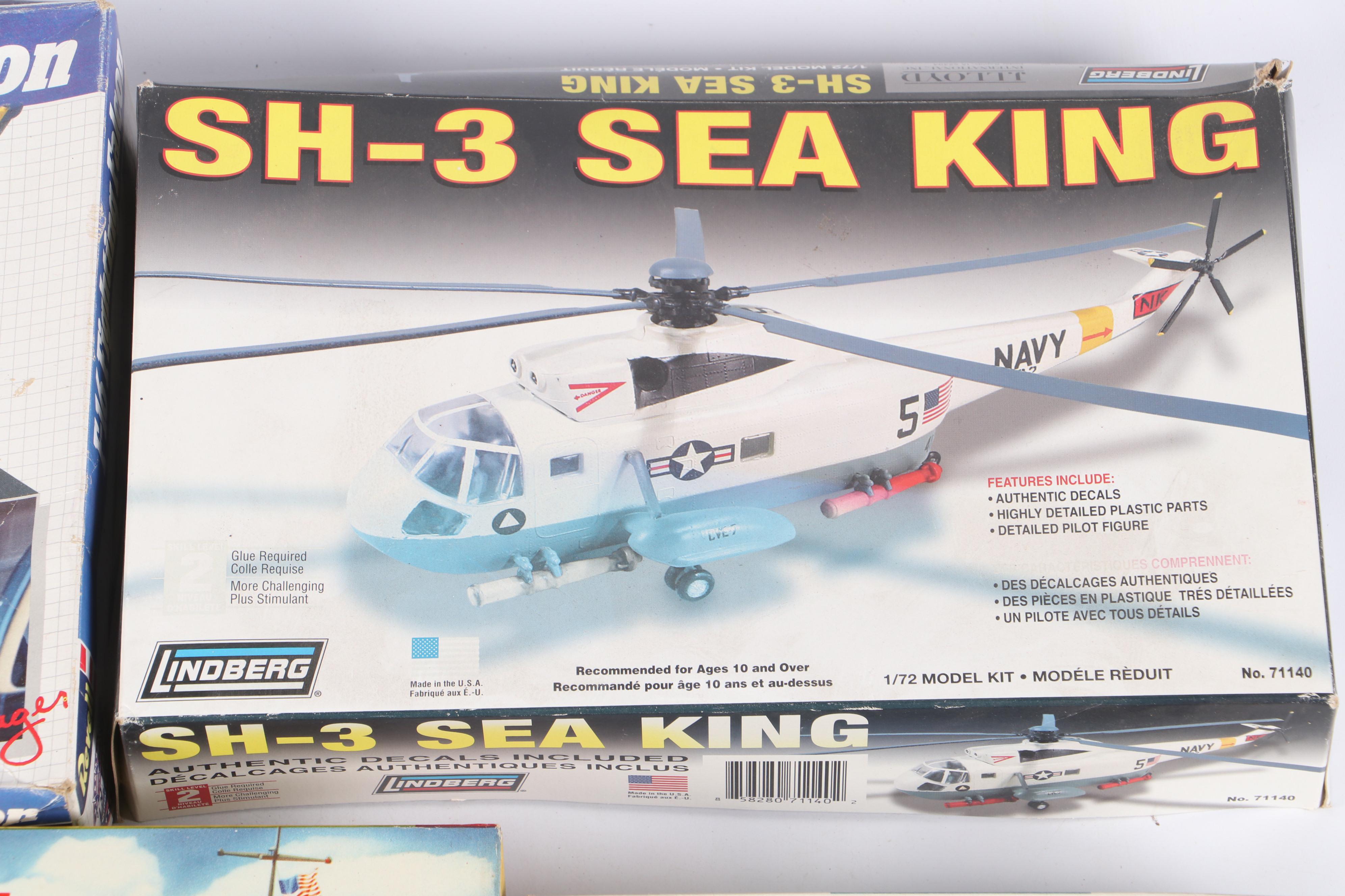 Monogram Apollo 11 Lunar Landing Module, Lindberg SH-3 Sea King and More Kits