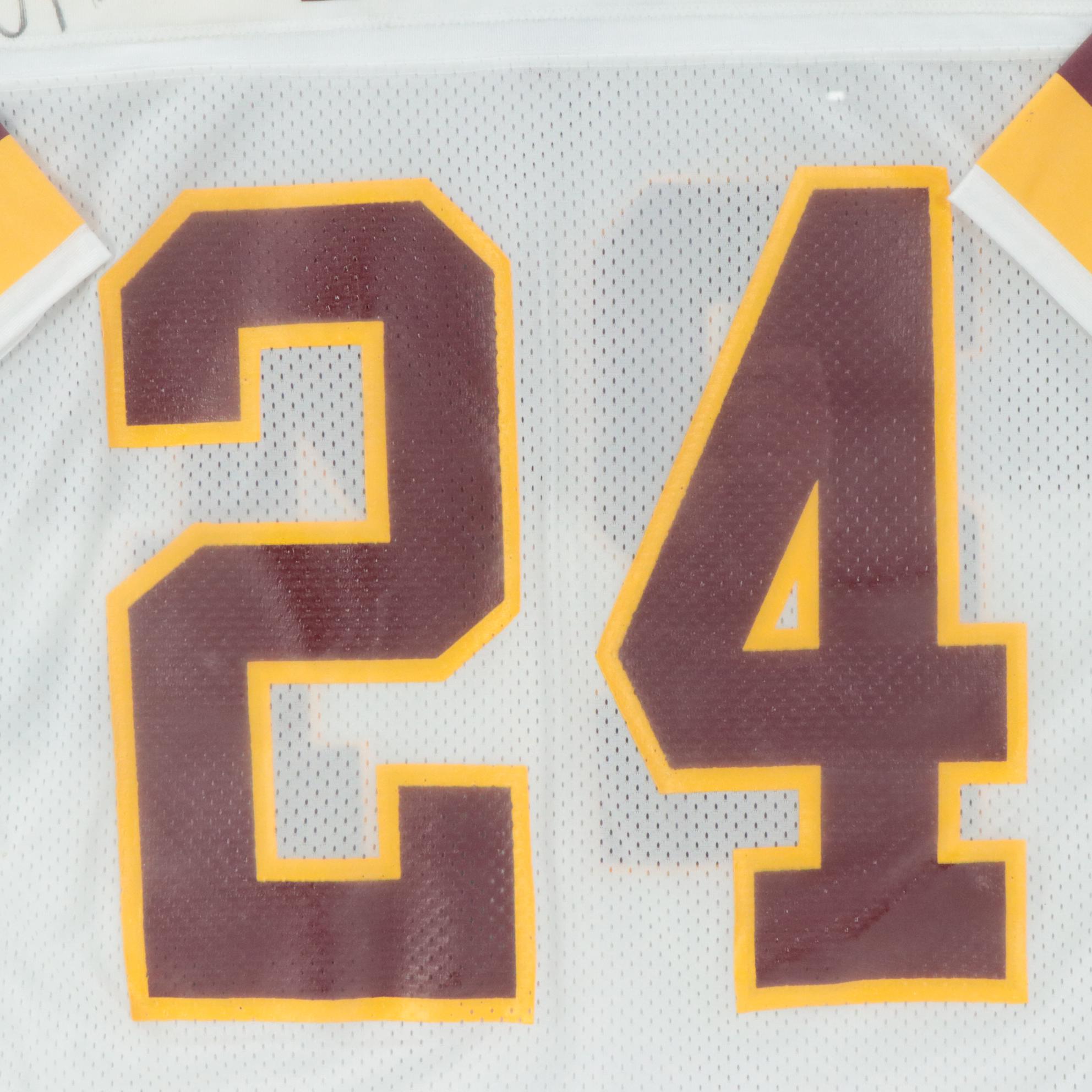 Champ Bailey Player Issued and Signed Washington Redskins Jersey with Display