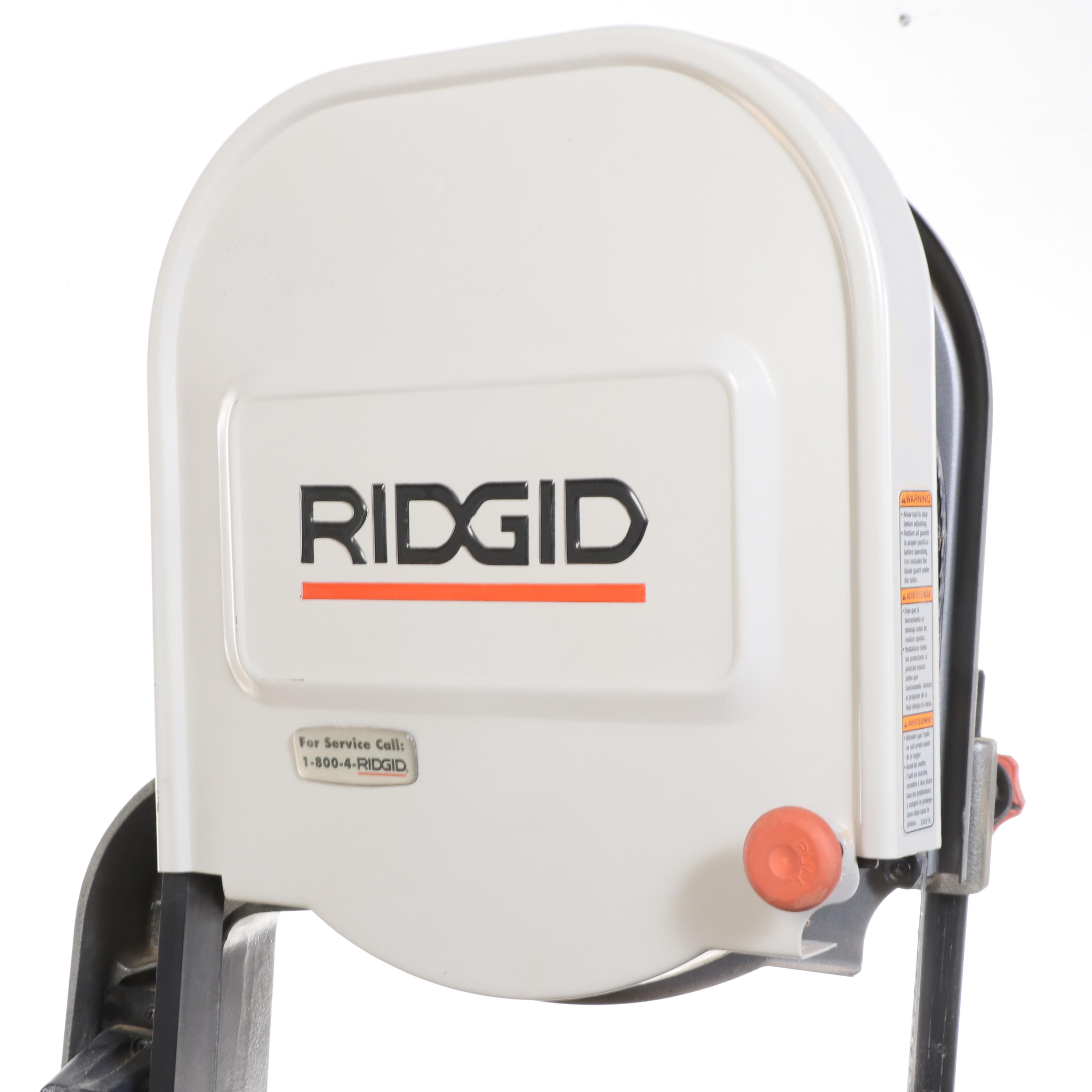 RIDGID Model BS14000 Band Saw with Work Table