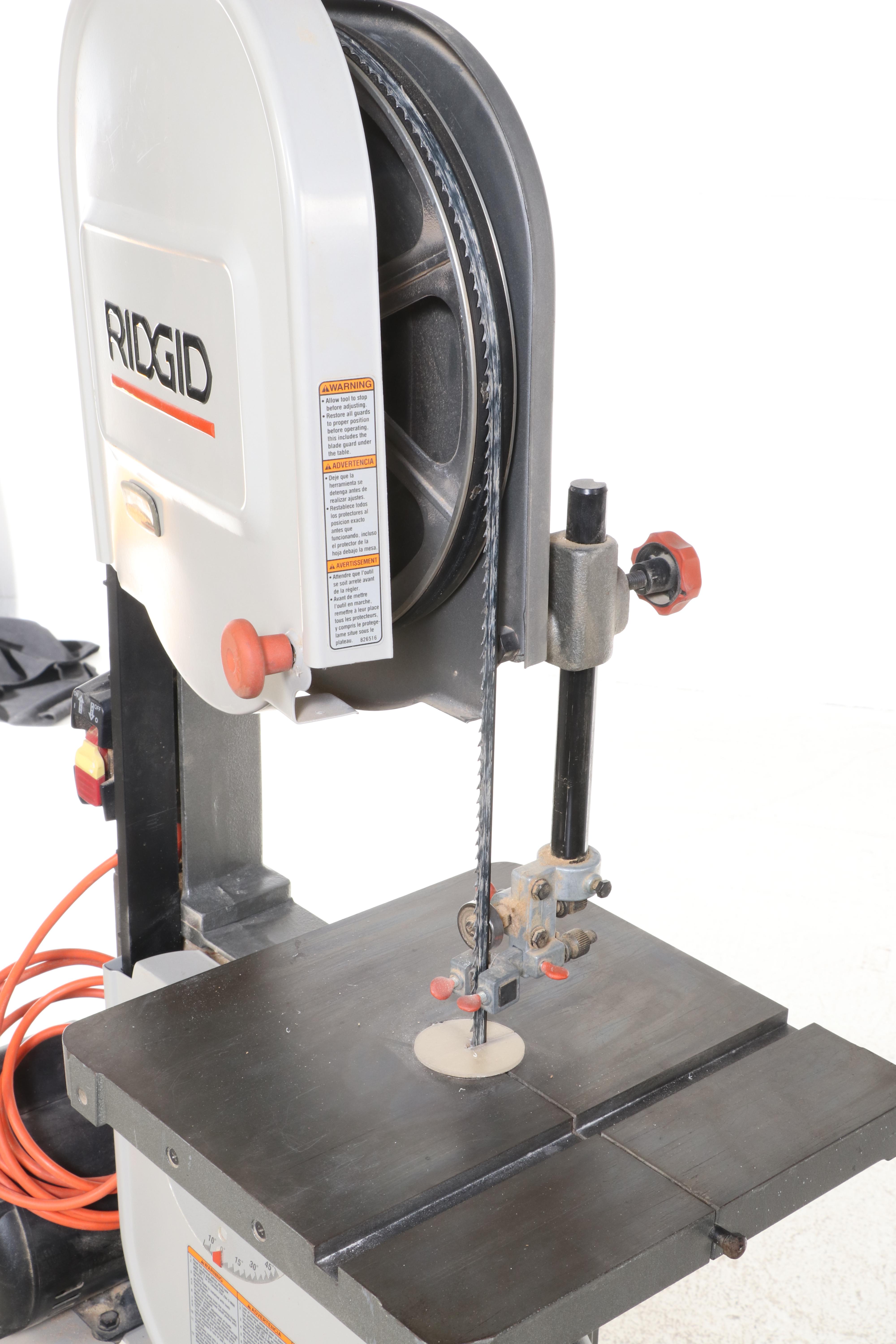 RIDGID Model BS14000 Band Saw with Work Table