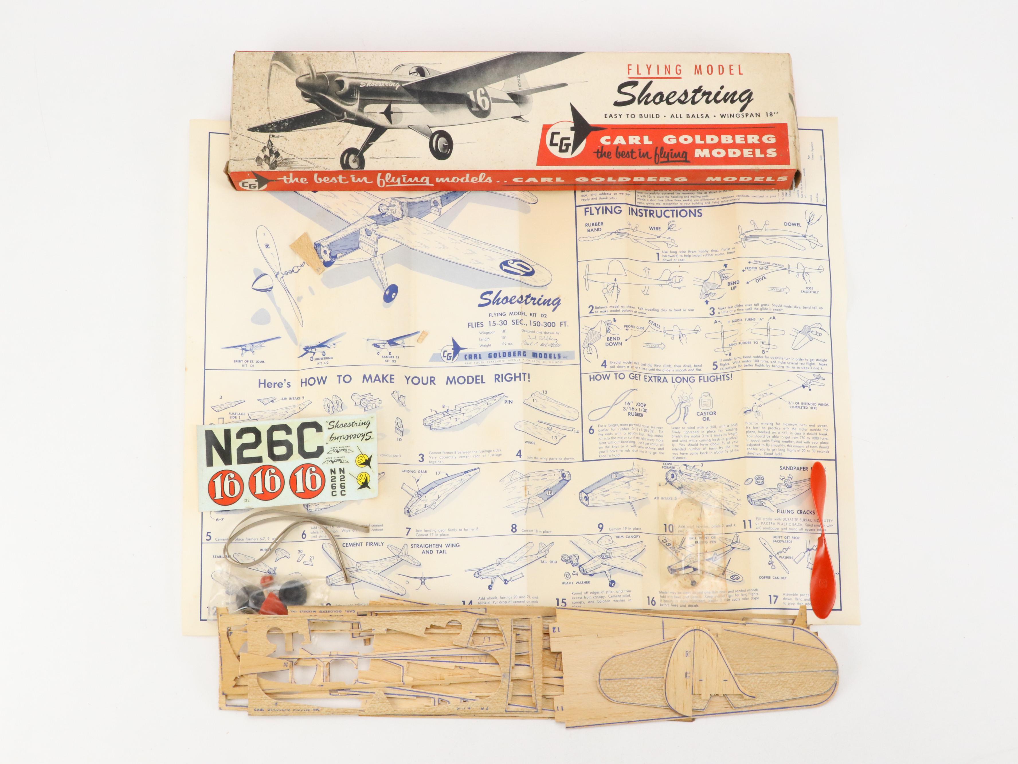 Comet "Struct-o-Speed", "Firefly", "Phantom Fury" and More Airplane Model Kits