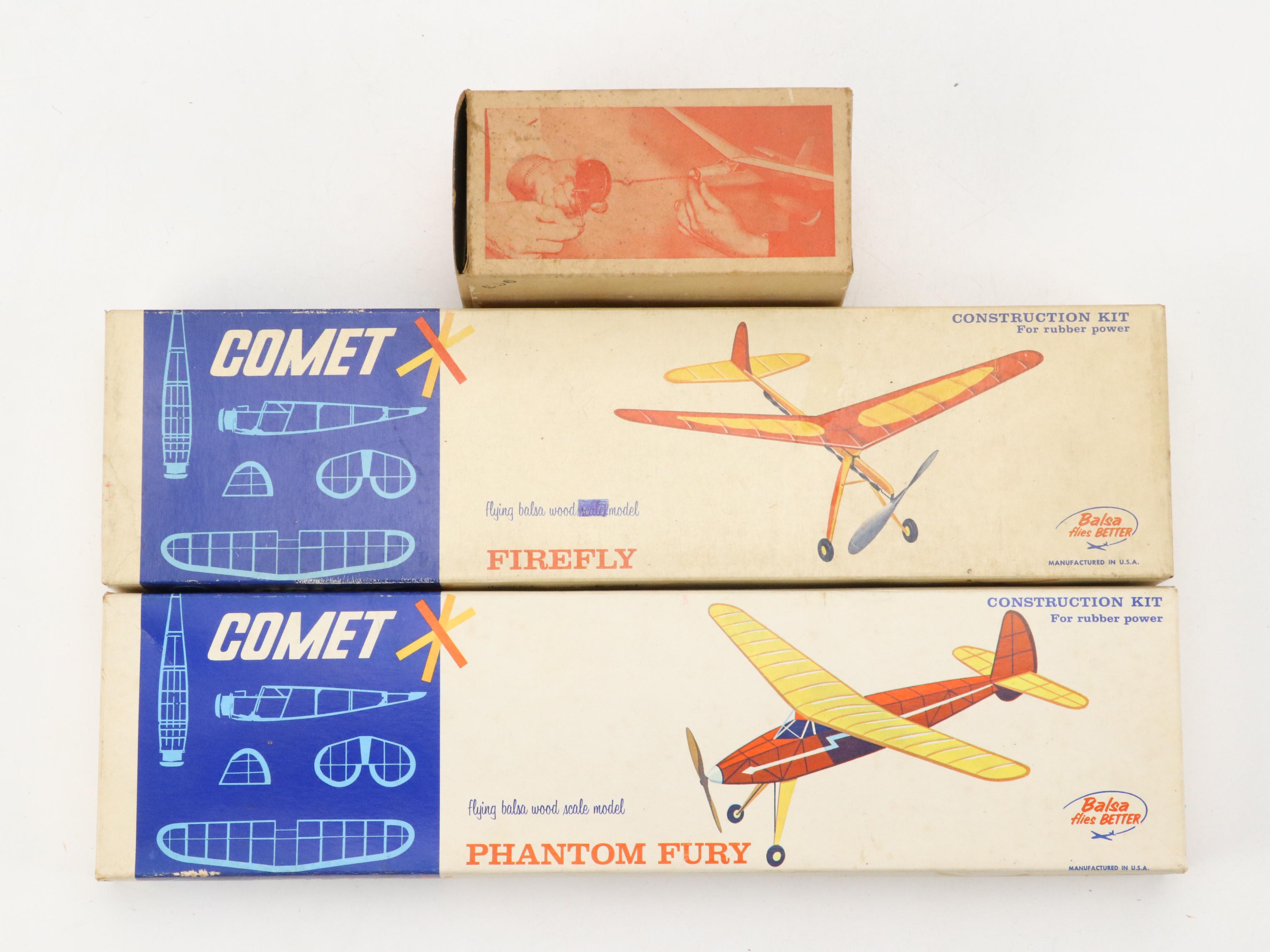 Comet "Struct-o-Speed", "Firefly", "Phantom Fury" and More Airplane Model Kits