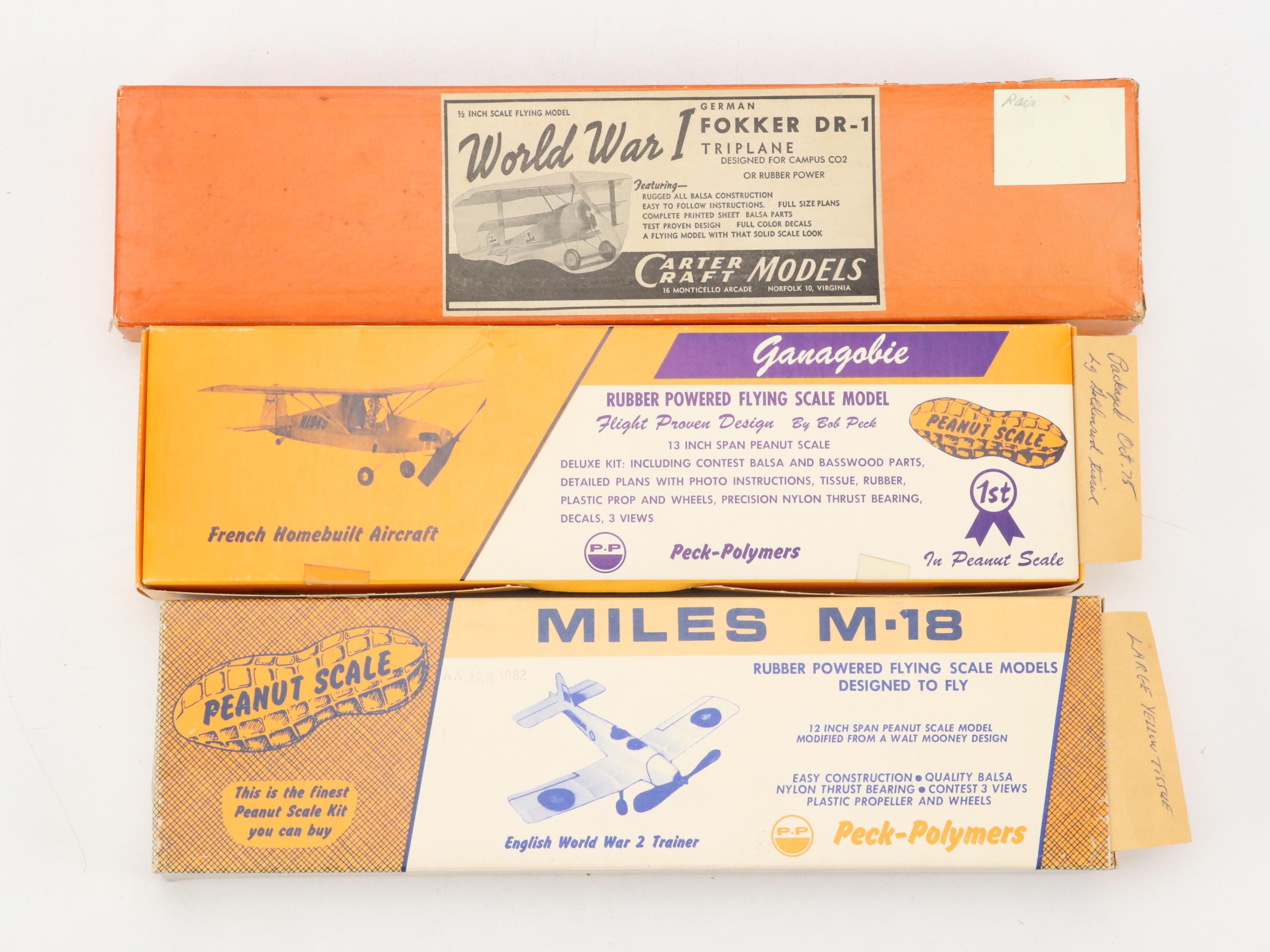 Comet "Struct-o-Speed", "Firefly", "Phantom Fury" and More Airplane Model Kits