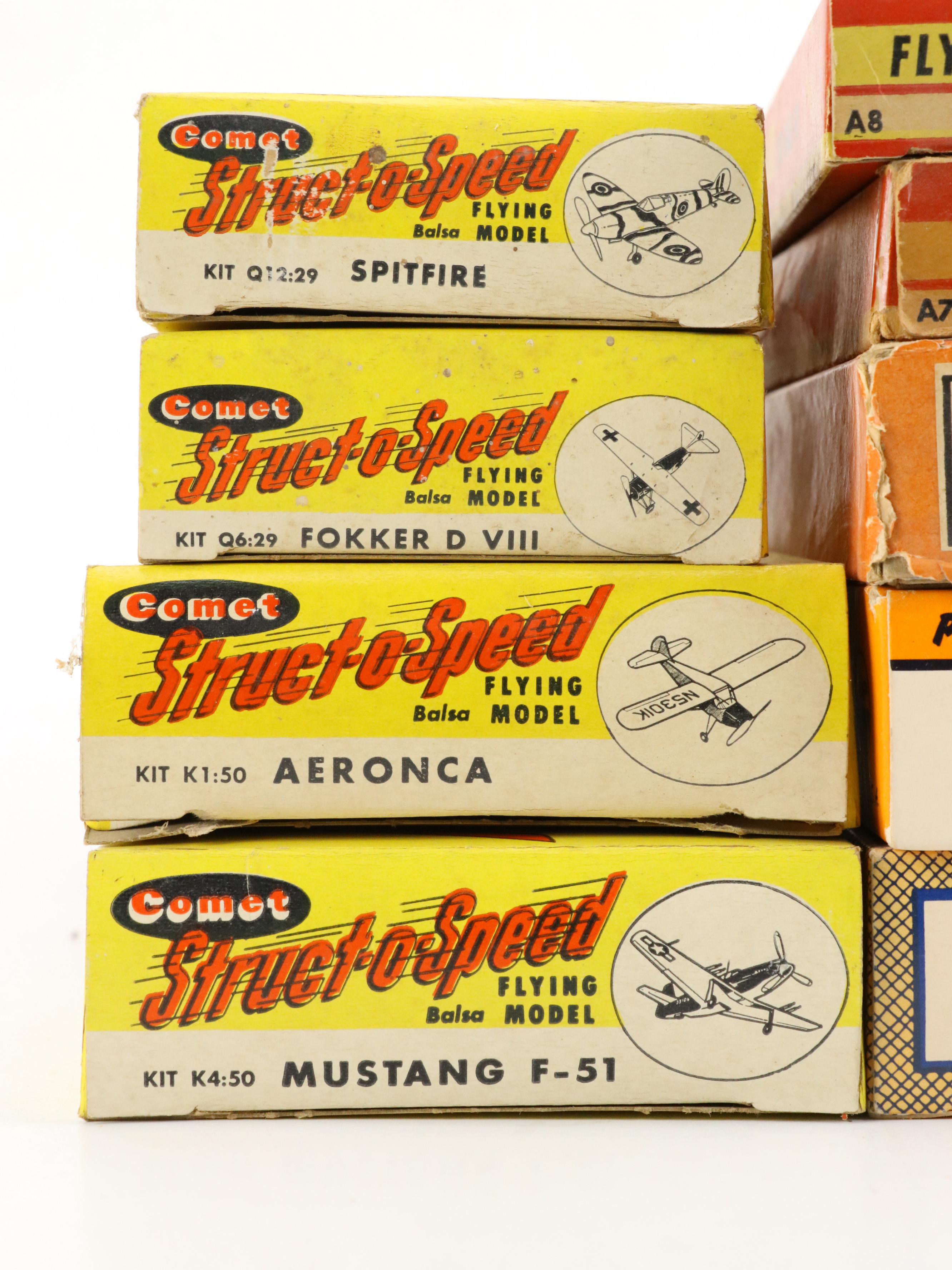 Comet "Struct-o-Speed", "Firefly", "Phantom Fury" and More Airplane Model Kits