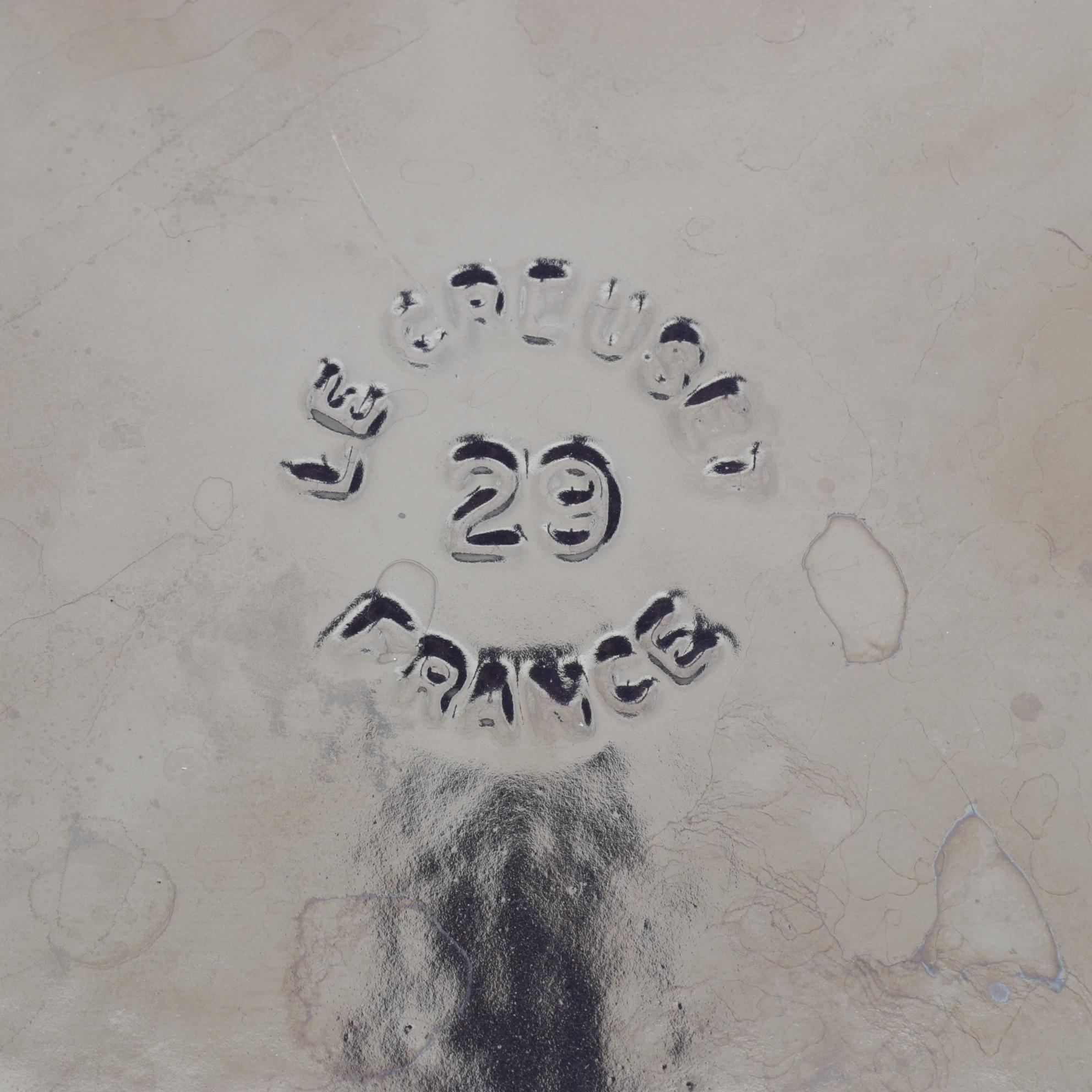 Le Creuset Purple Enameled Cast Iron Oval Dutch Oven and Lid