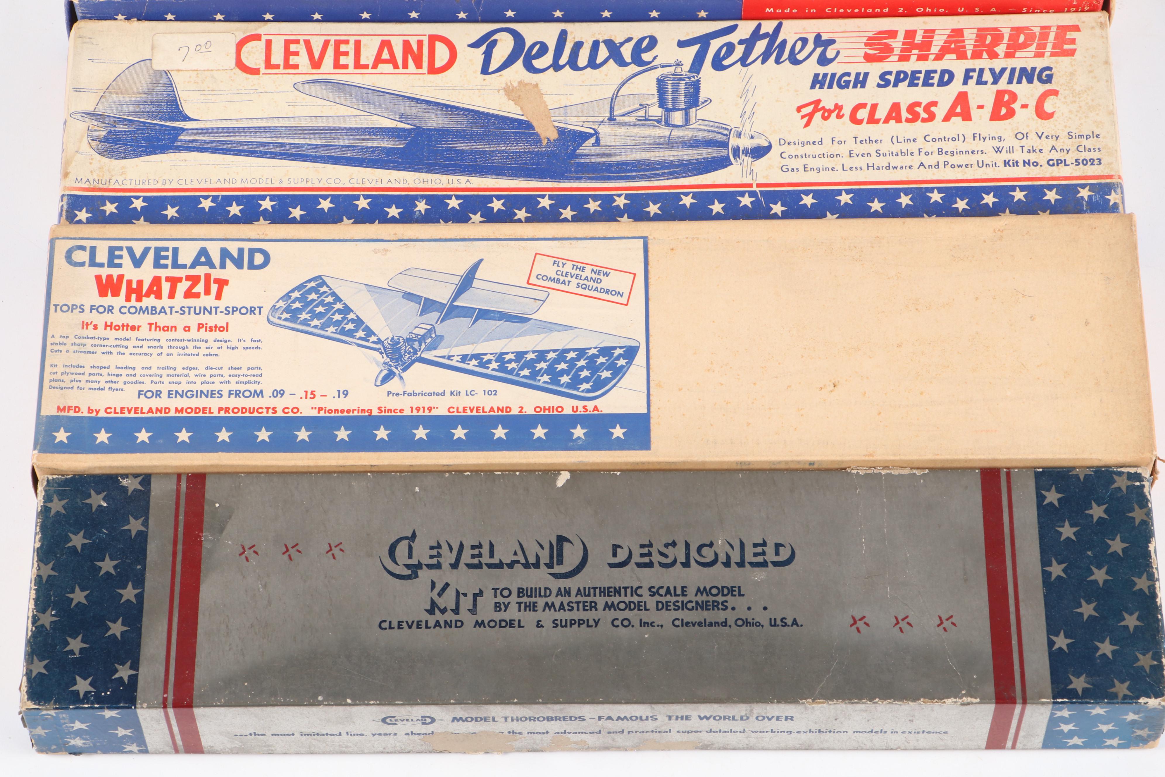 Cleveland Master Kits, Deluxe Tether Sharpie & Whatzit Tops for Model Airplanes