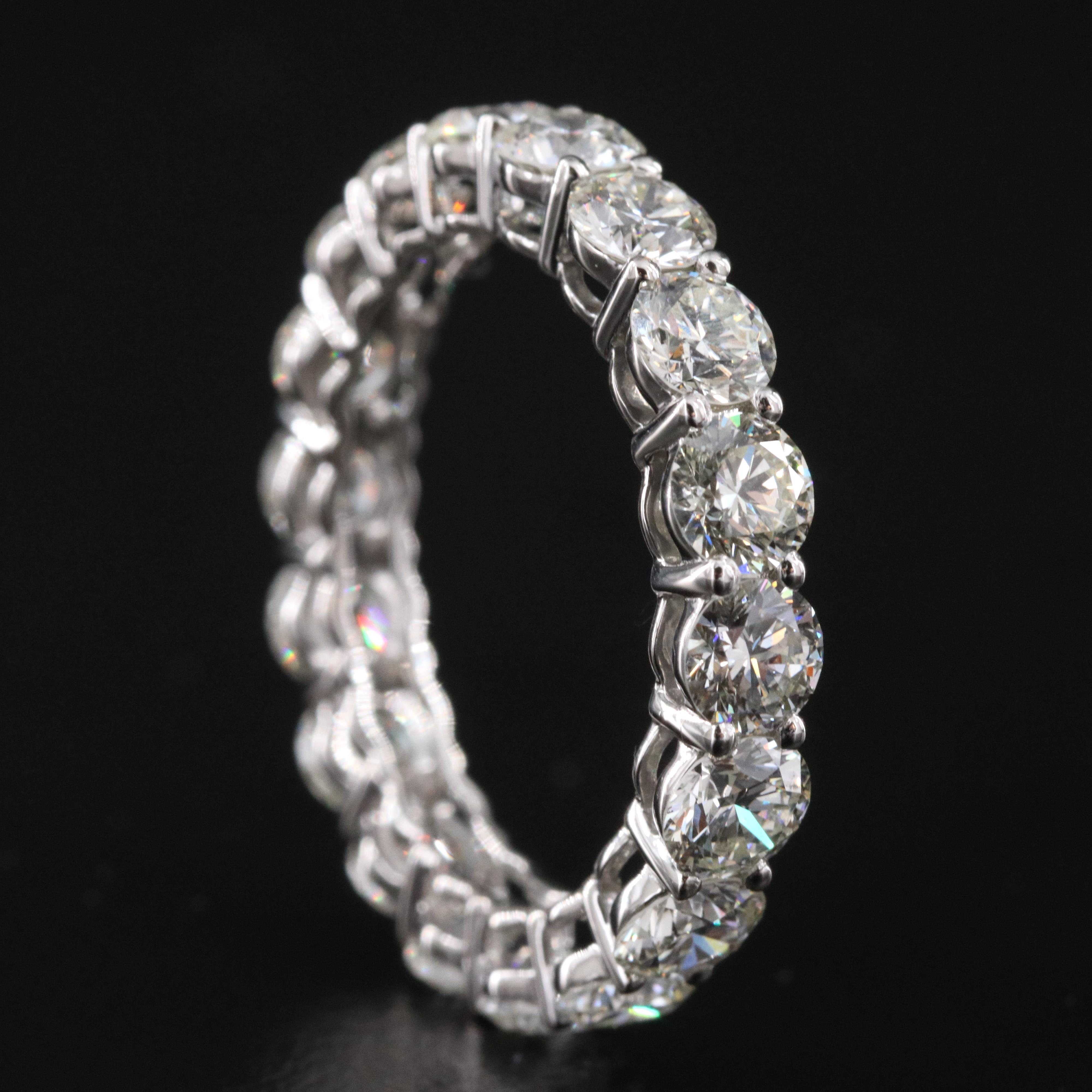 Platinum 4.01 CTW Diamond Eternity Band