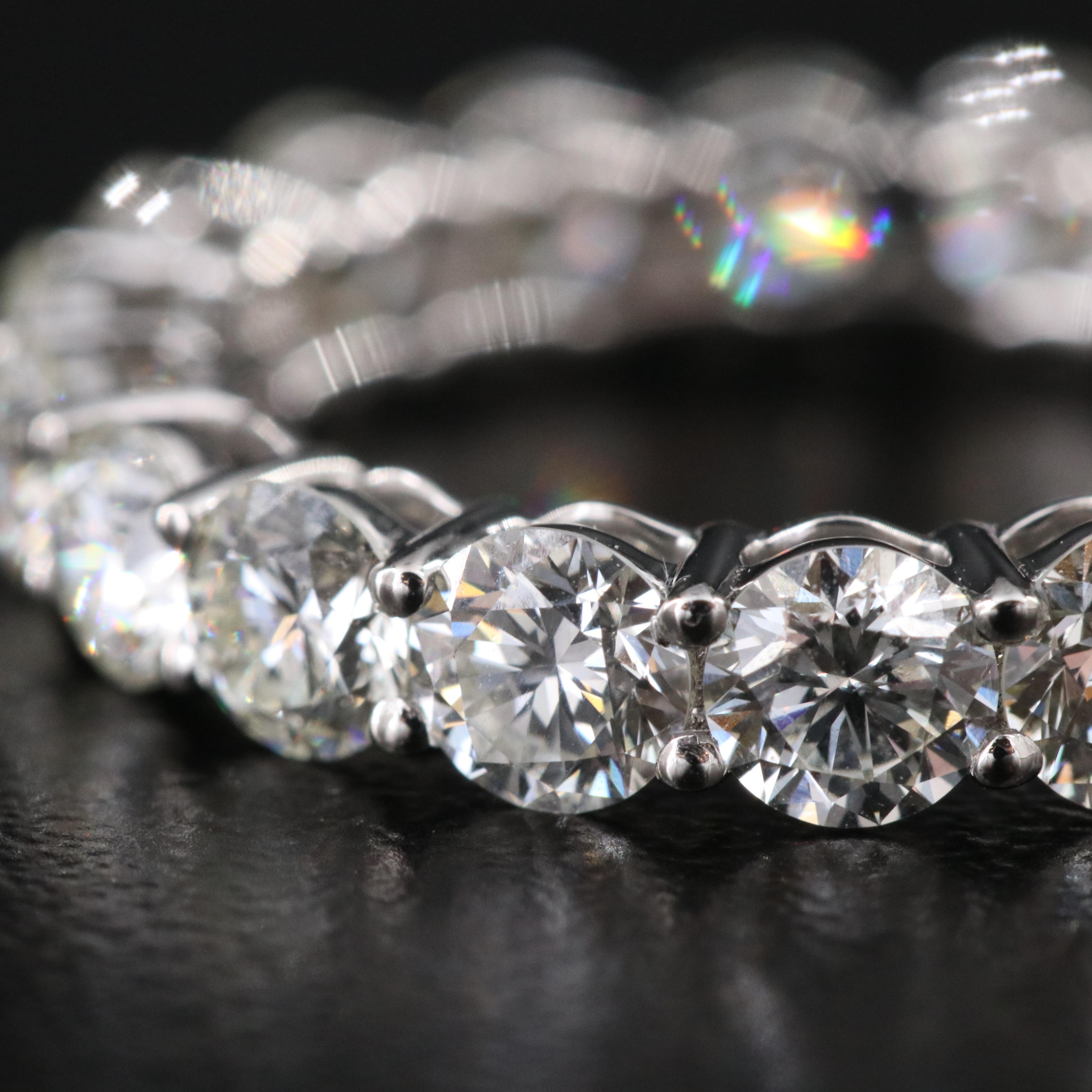 Platinum 4.01 CTW Diamond Eternity Band