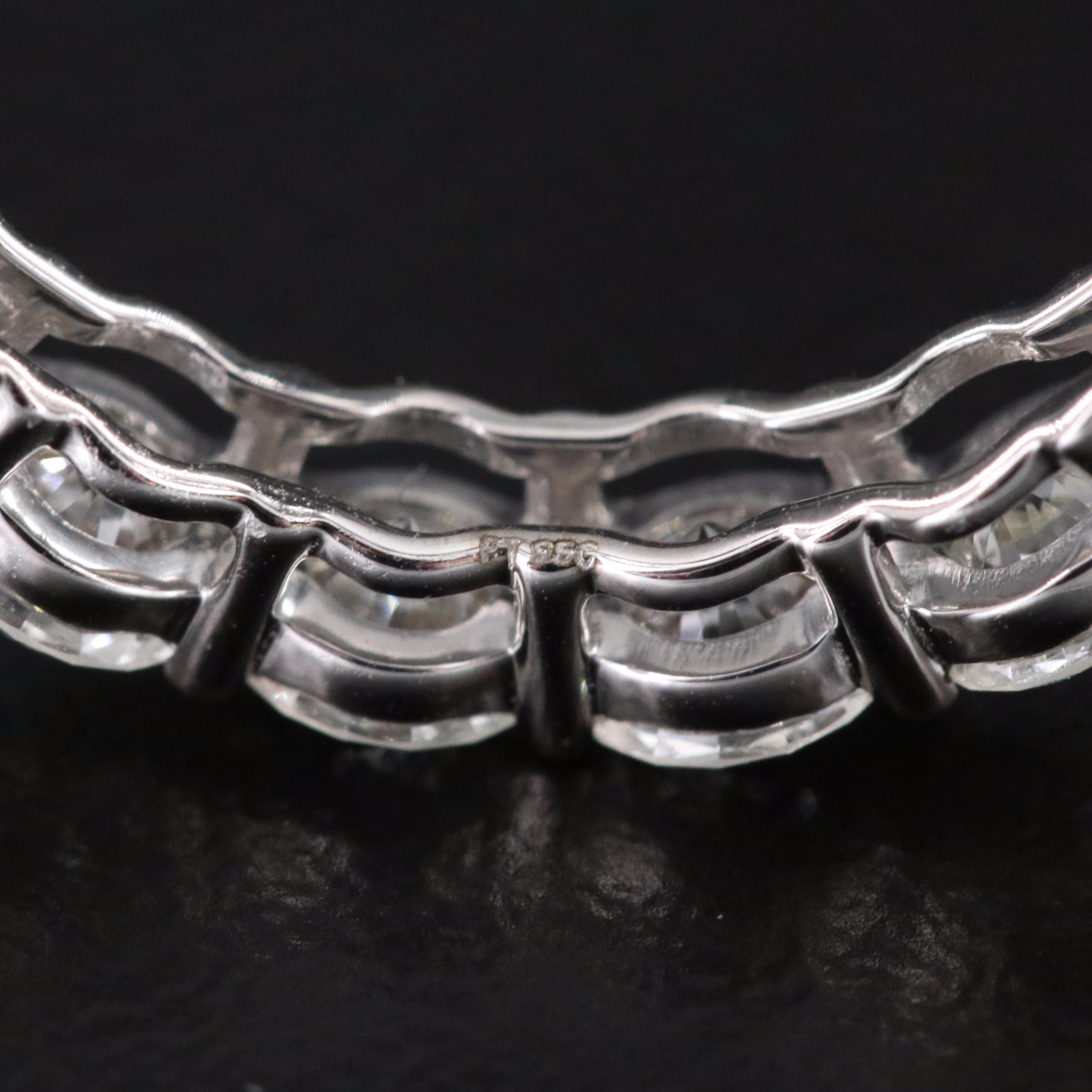 Platinum 4.01 CTW Diamond Eternity Band