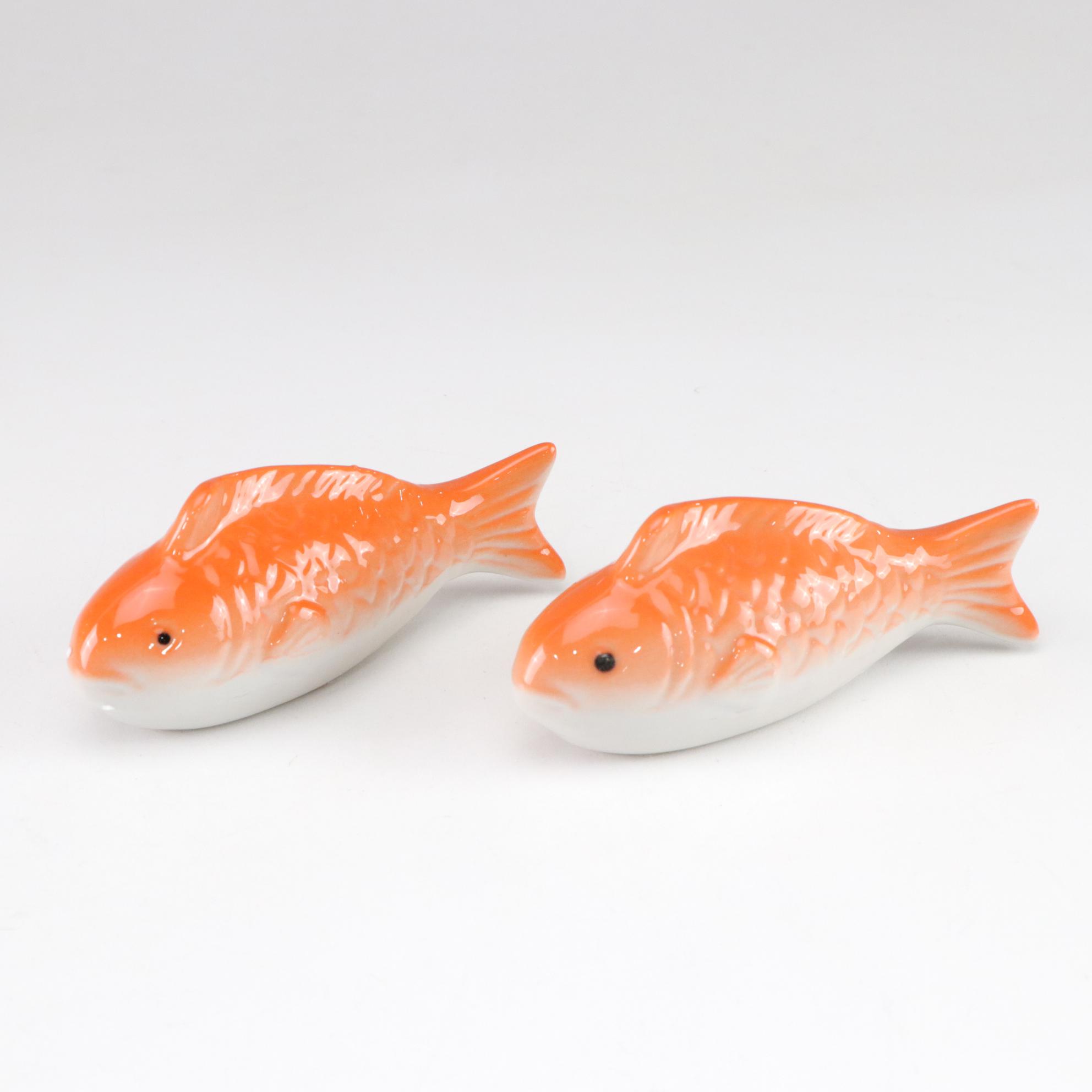 Ceramic Koi Fish Figurines with Hagen-Renaker