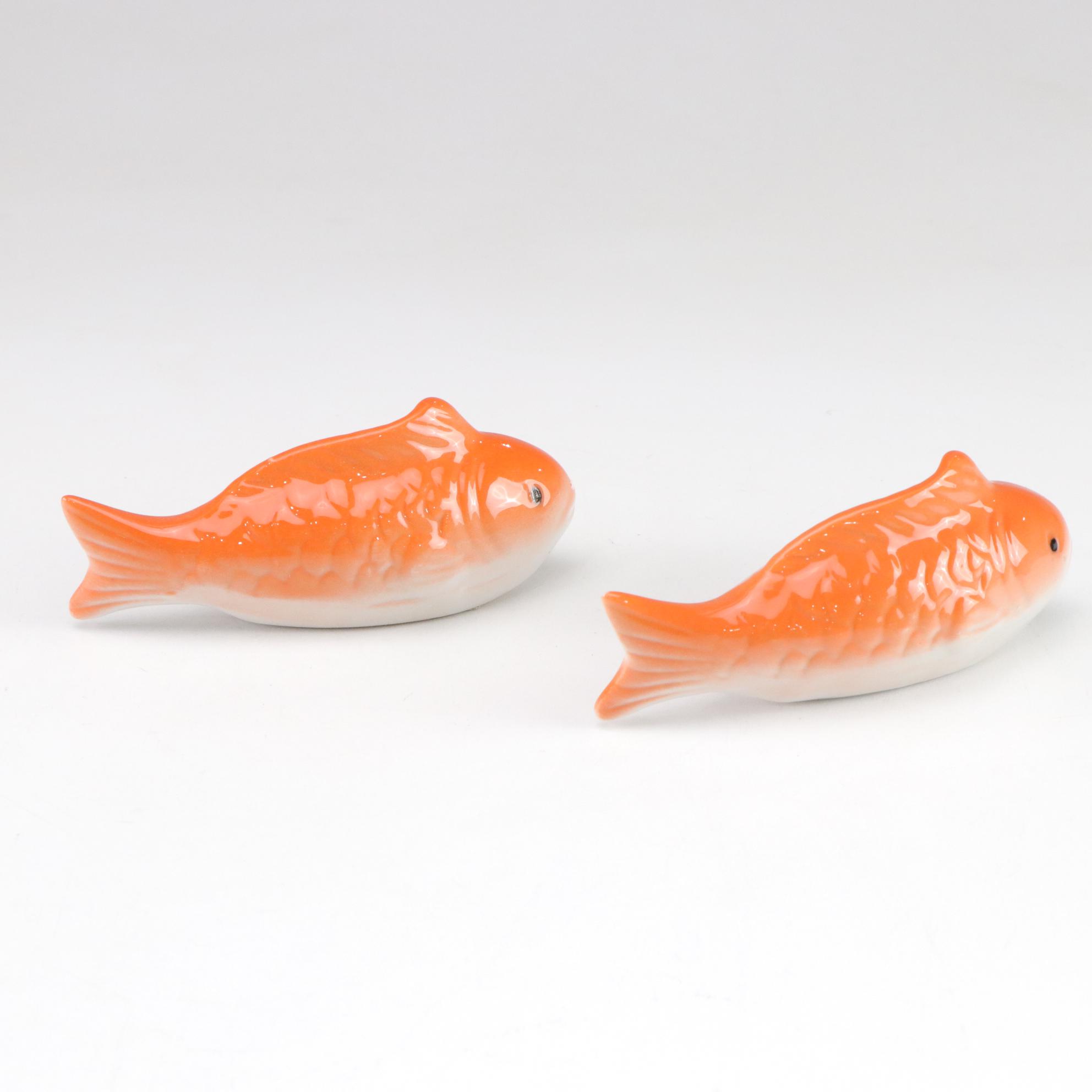 Ceramic Koi Fish Figurines with Hagen-Renaker