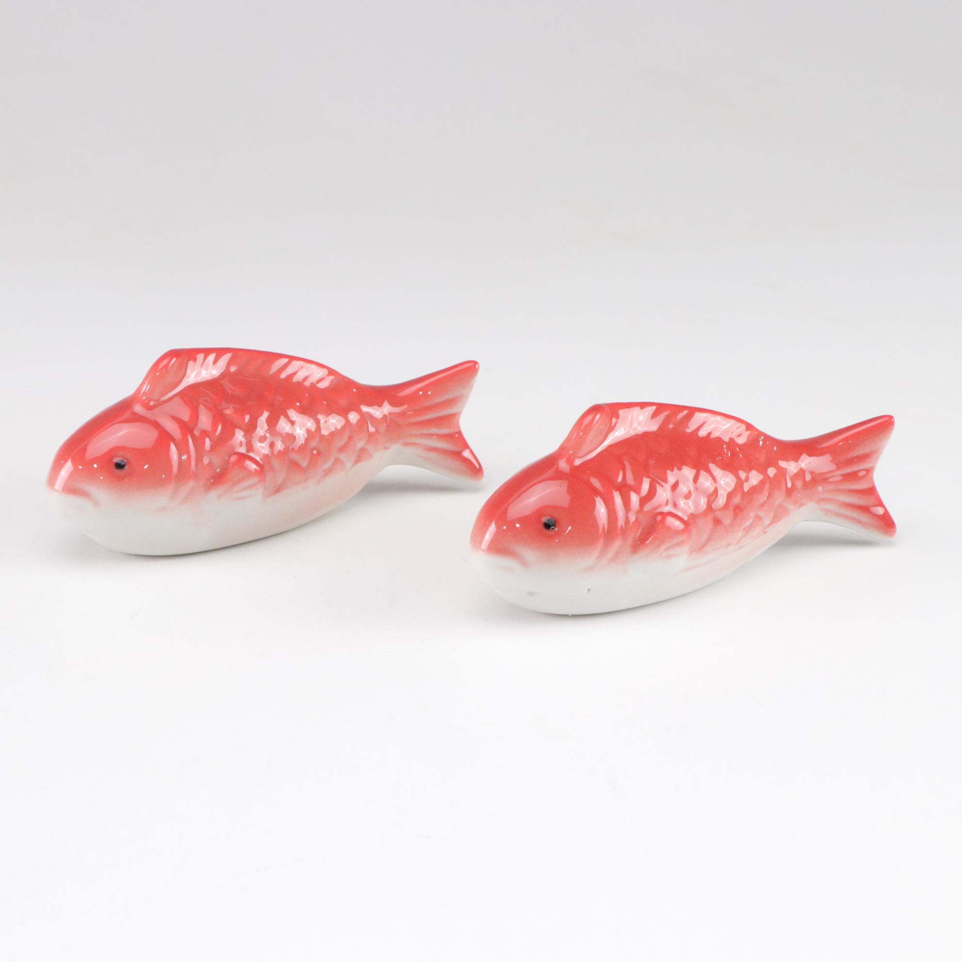 Ceramic Koi Fish Figurines with Hagen-Renaker