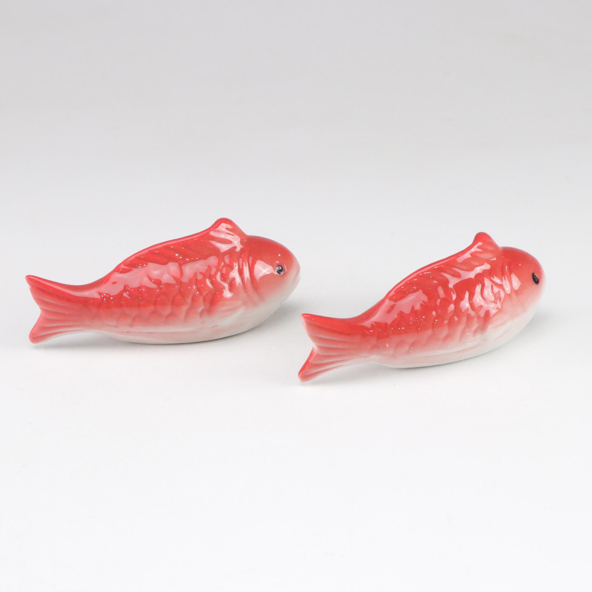 Ceramic Koi Fish Figurines with Hagen-Renaker