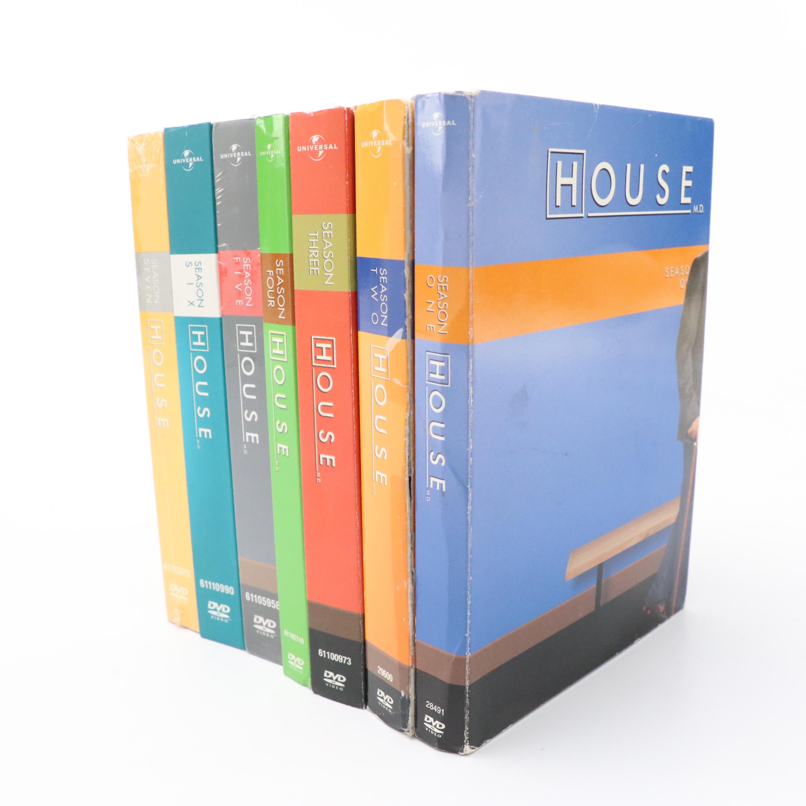 "House Season One", "House Season Three", "House Season Seven" and More DVDs