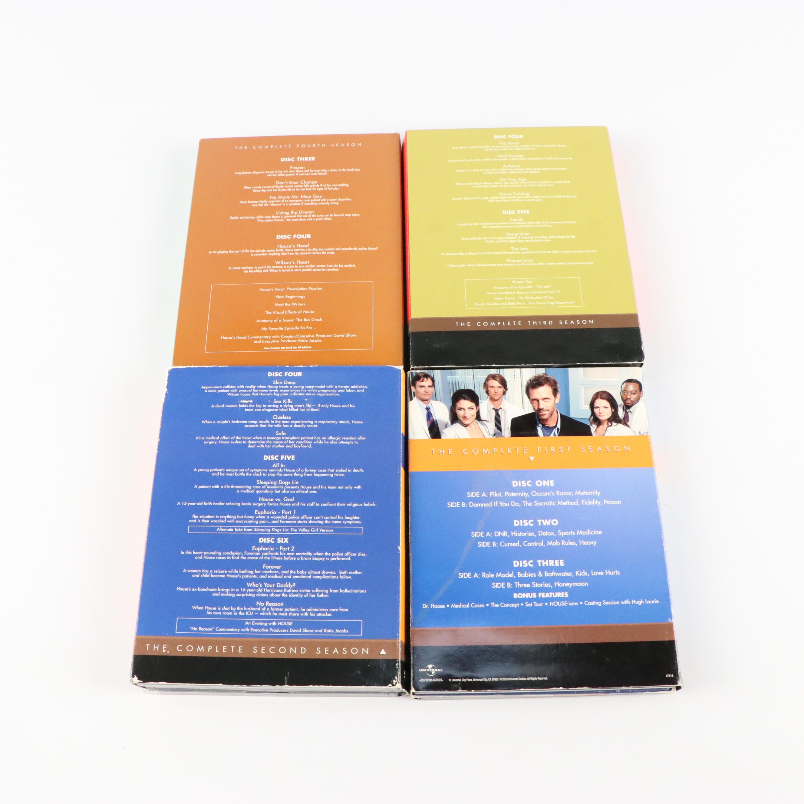 "House Season One", "House Season Three", "House Season Seven" and More DVDs