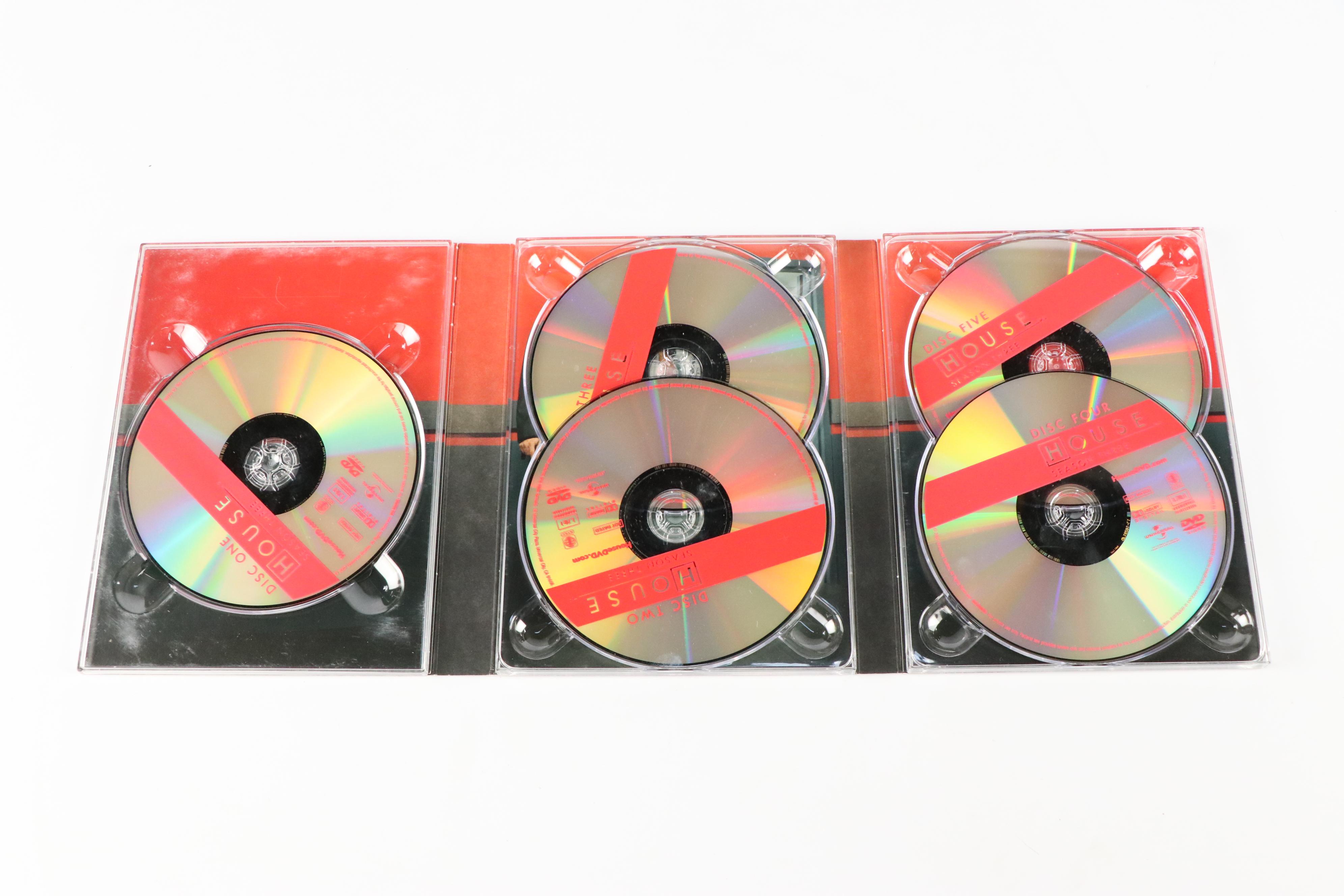"House Season One", "House Season Three", "House Season Seven" and More DVDs