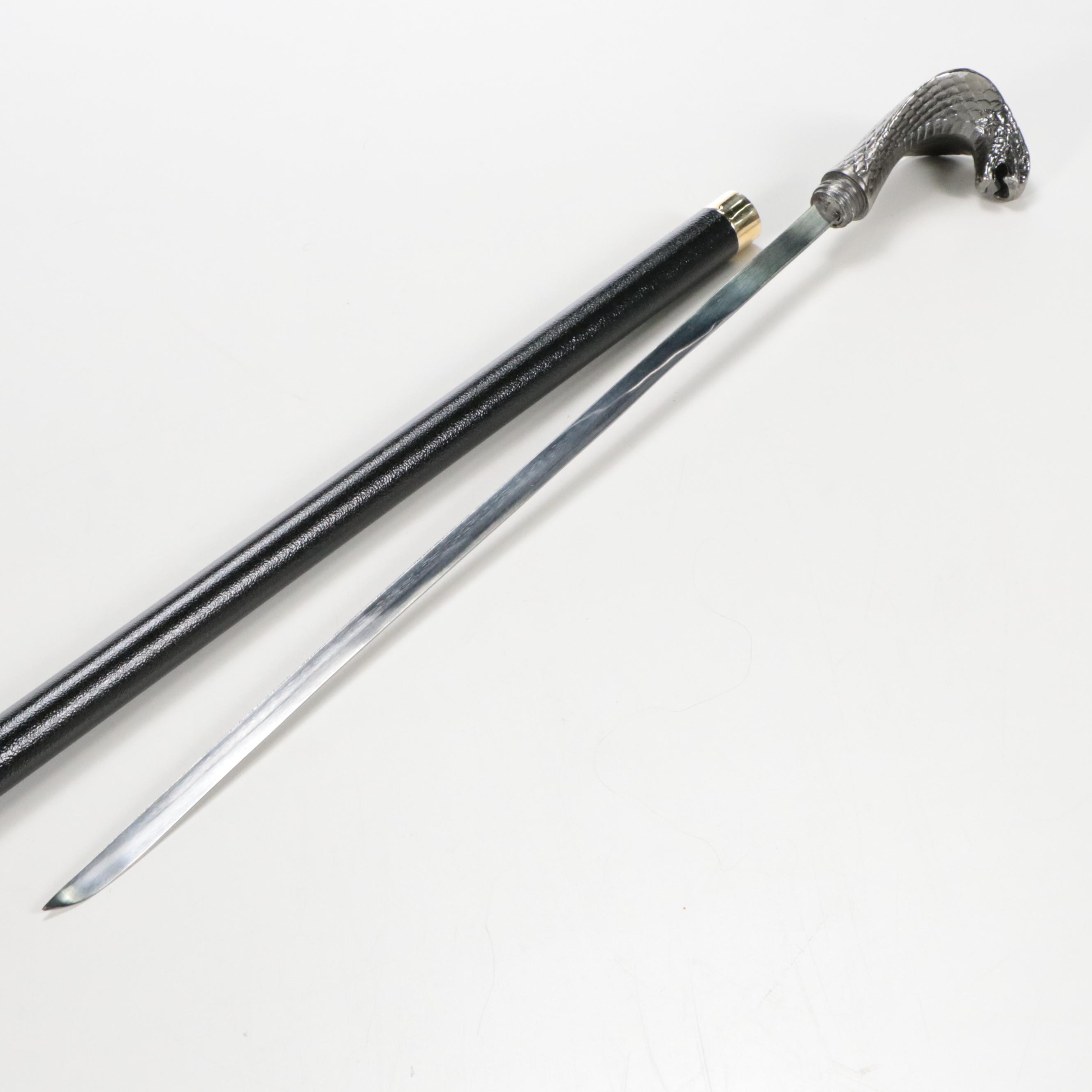 Cobra Head Sword Cane