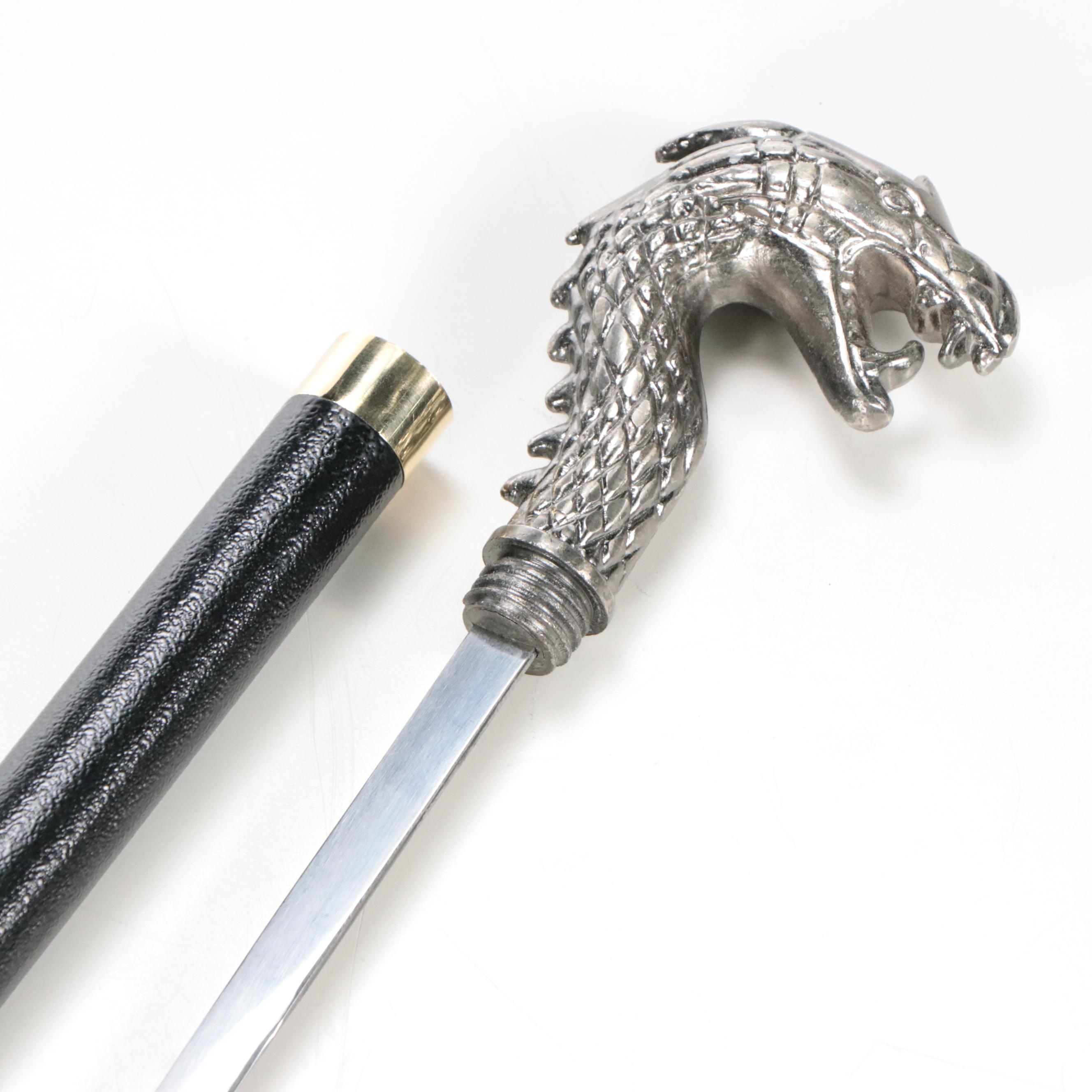 Dragon Head Sword Cane