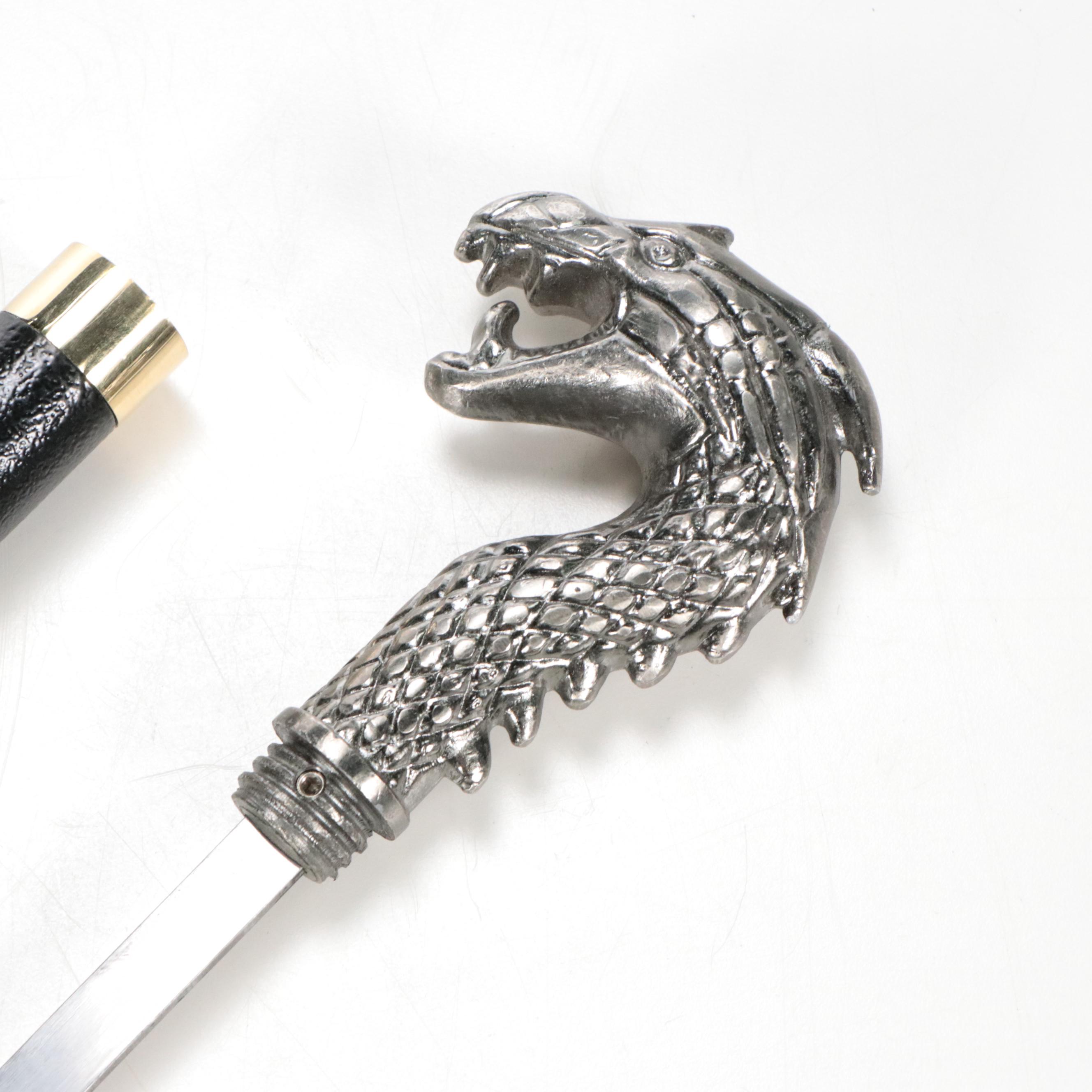 Dragon Head Sword Cane