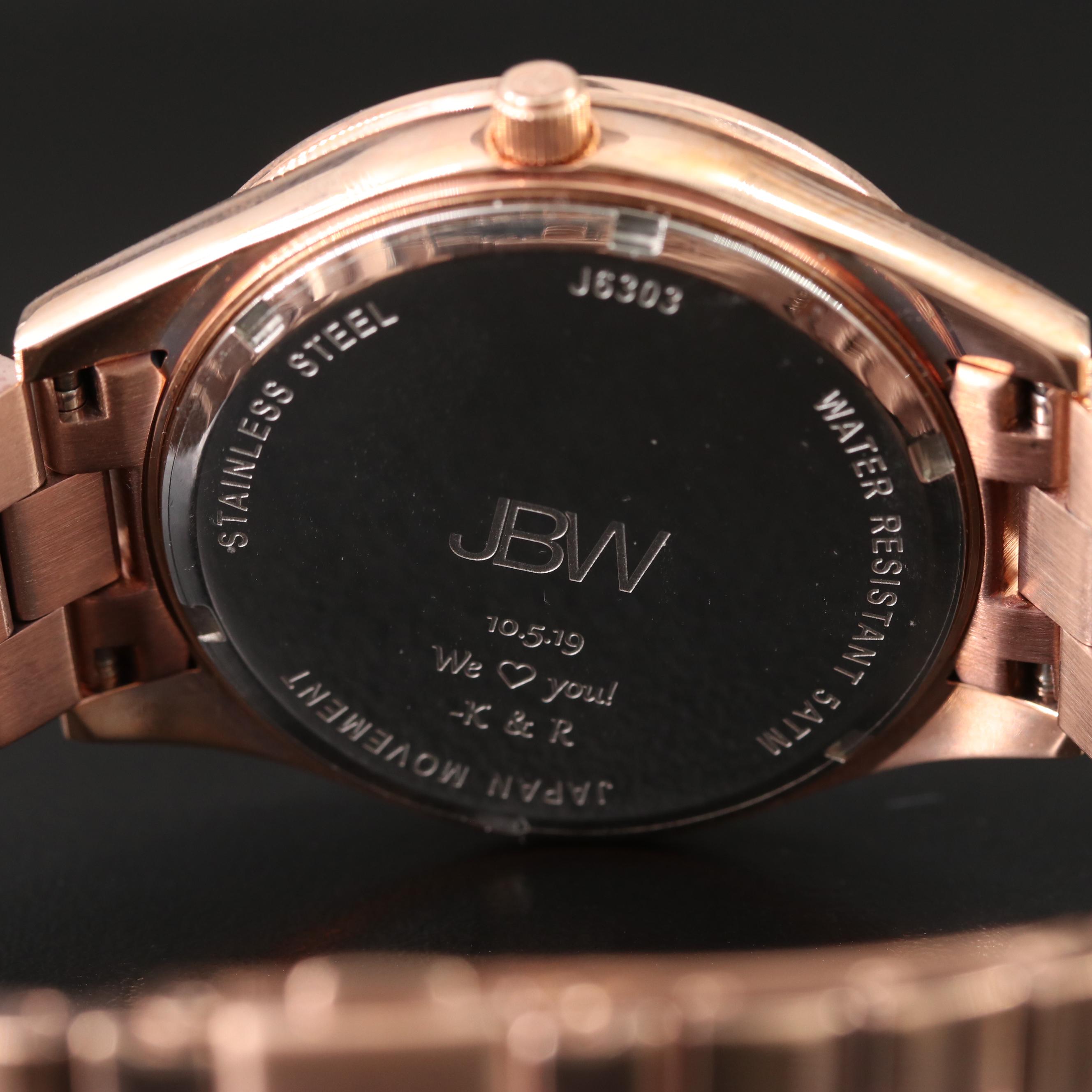 JBW Mondarian Austrian Crystal and Diamond Accented Watch