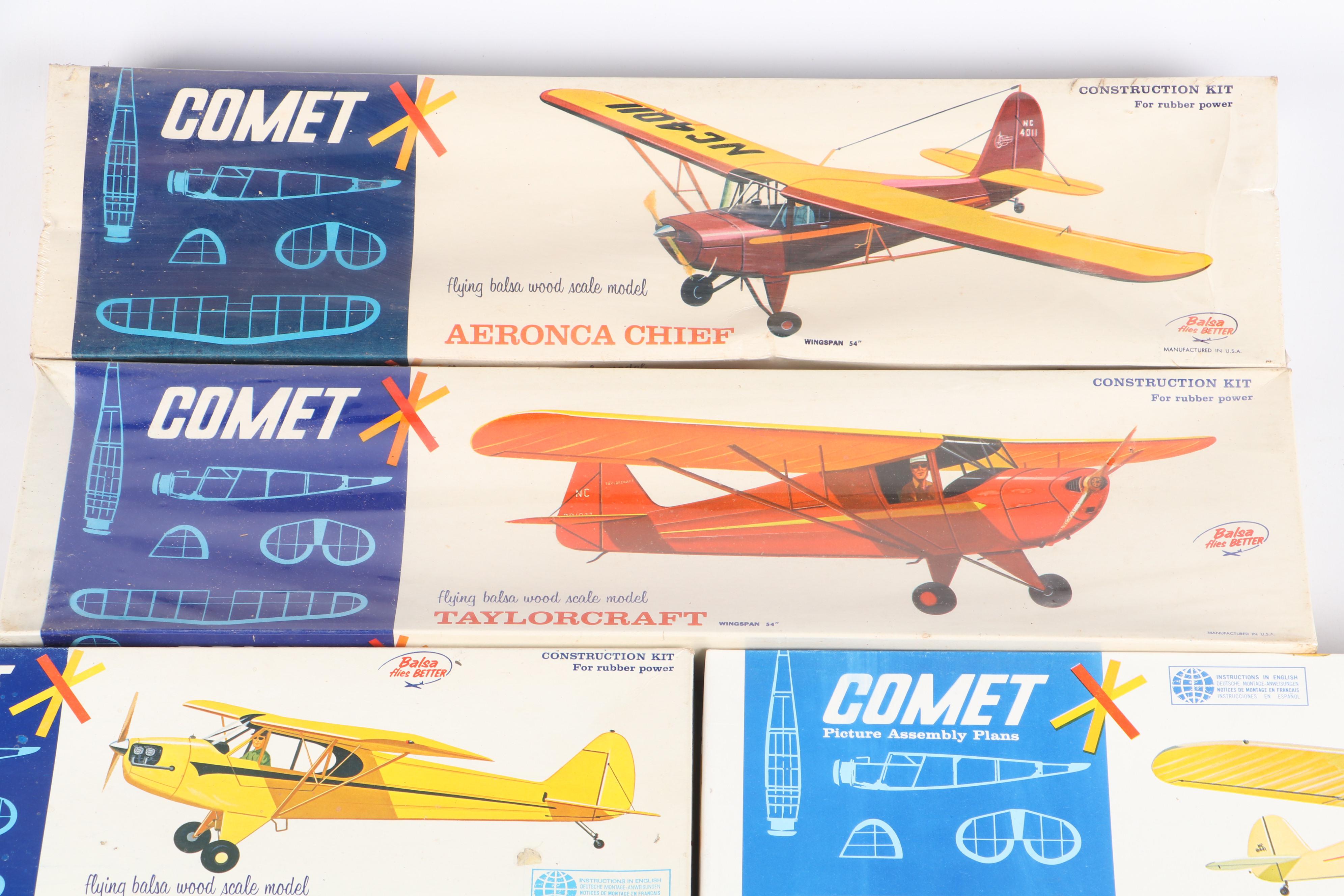 Comet "Piper Cub Cruiser," "Globe Swift" and More Airplane Model Kits