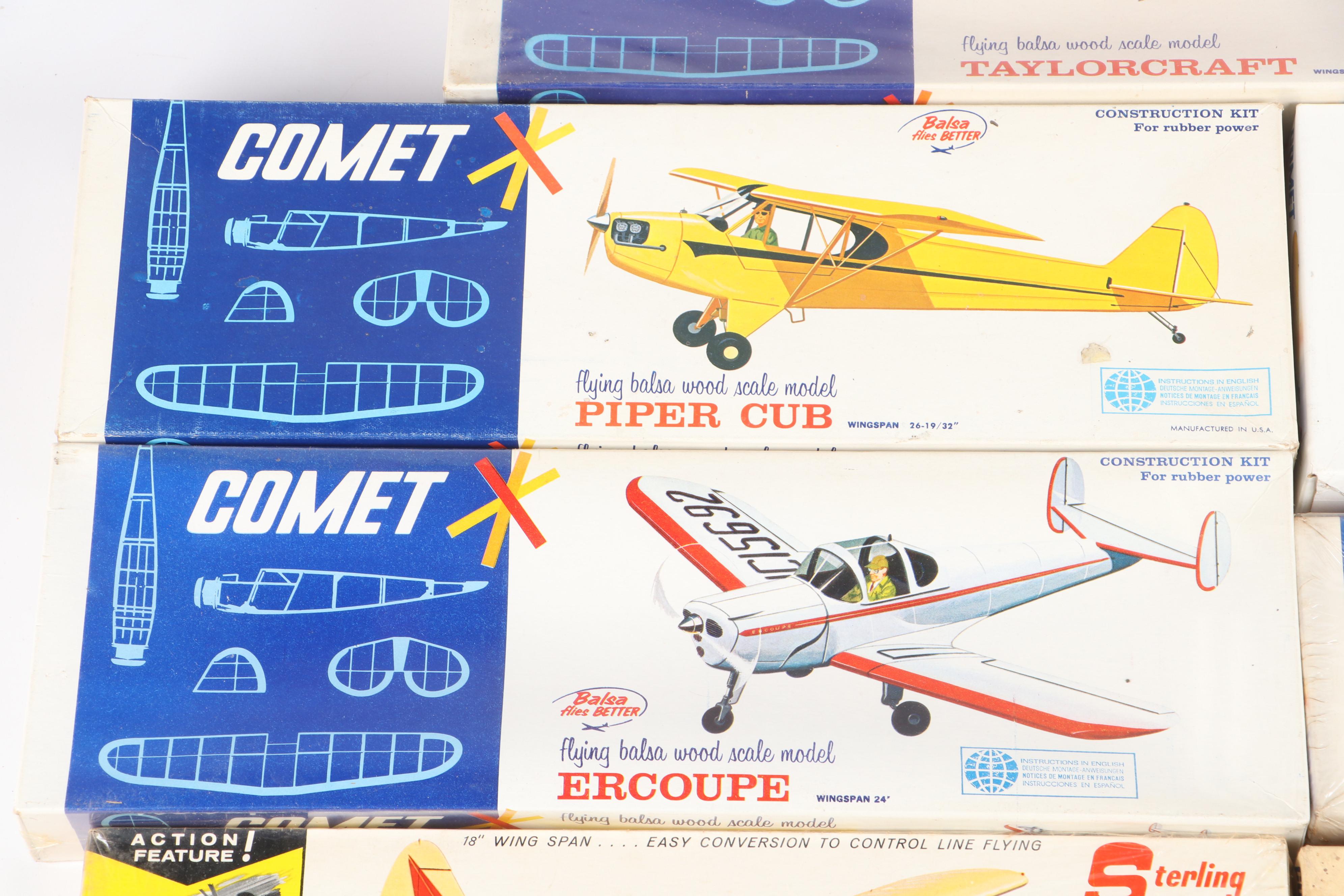Comet "Piper Cub Cruiser," "Globe Swift" and More Airplane Model Kits