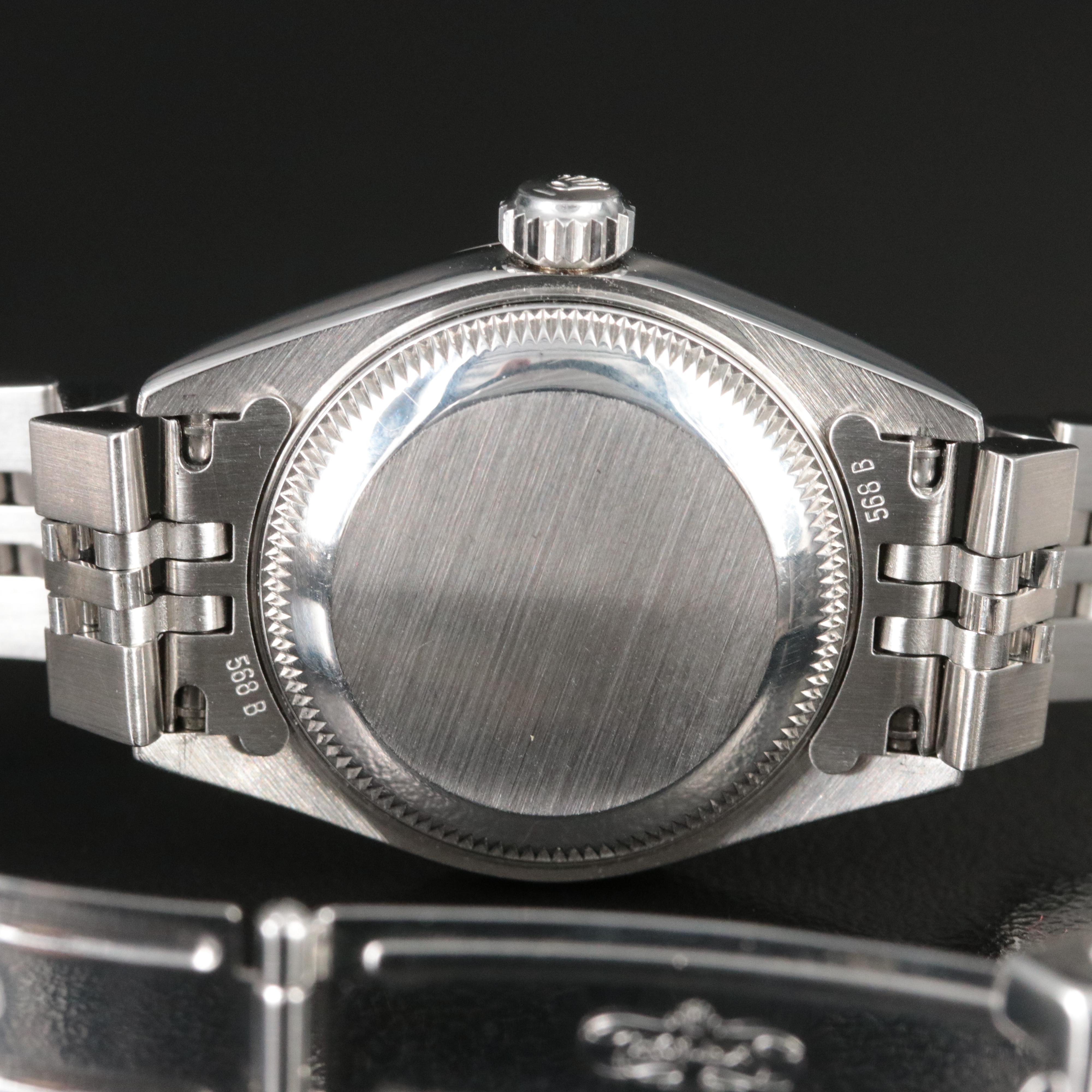 1999 Rolex Datejust 79174 Turquoise Steel Automatic Watch