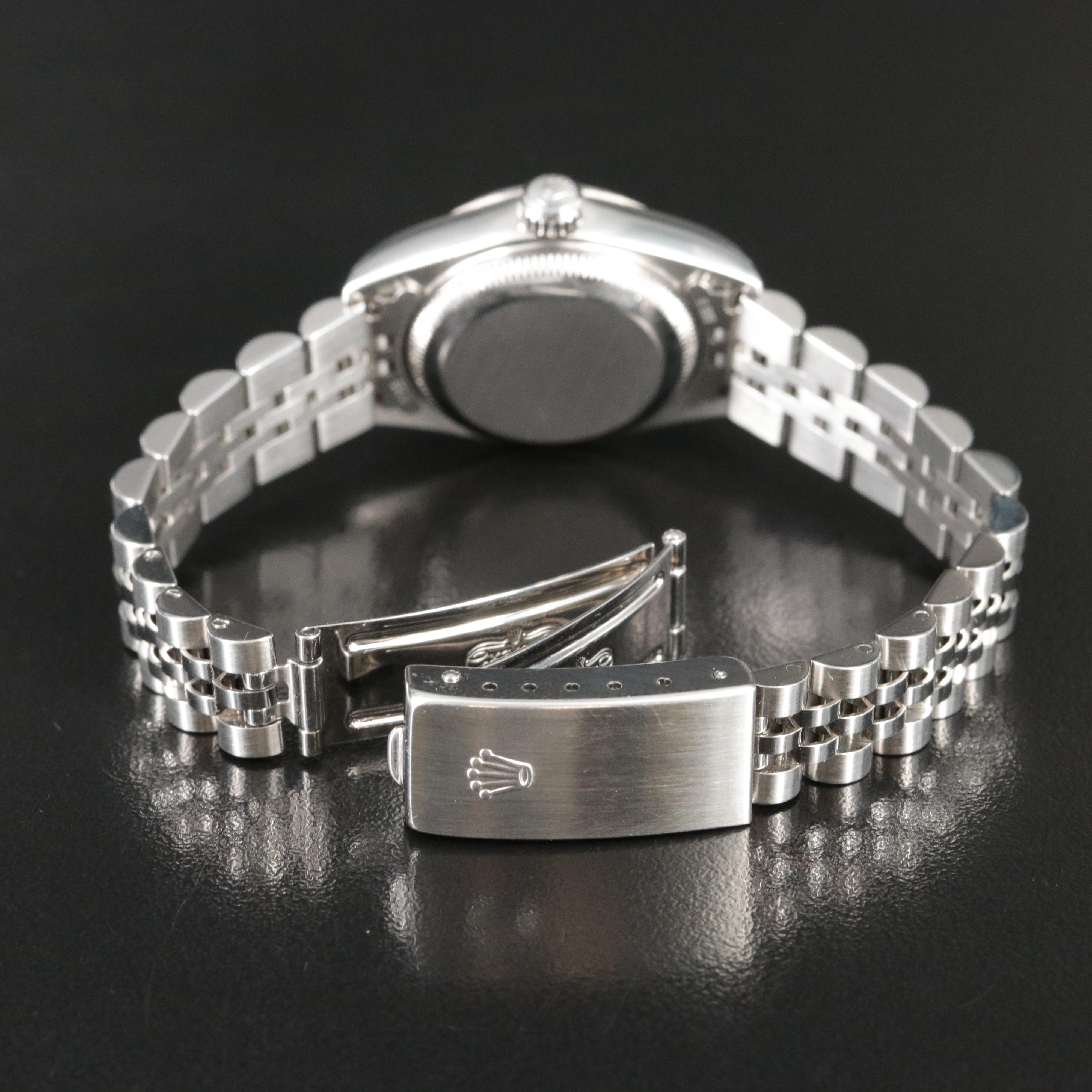 1999 Rolex Datejust 79174 Turquoise Steel Automatic Watch