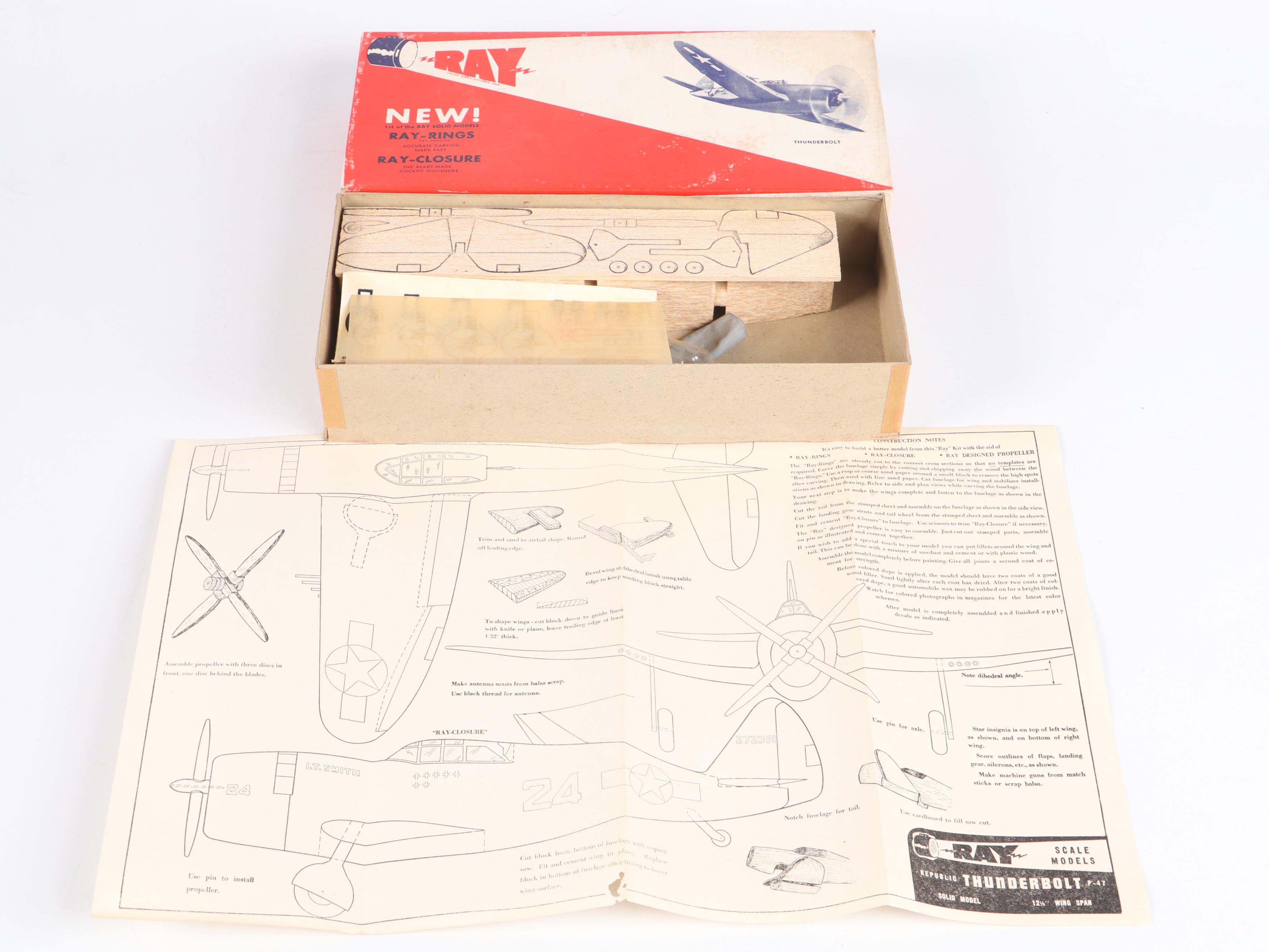 Comet "Piper Cub Cruiser," "P51 Mustang" and More Airplane Model Kits